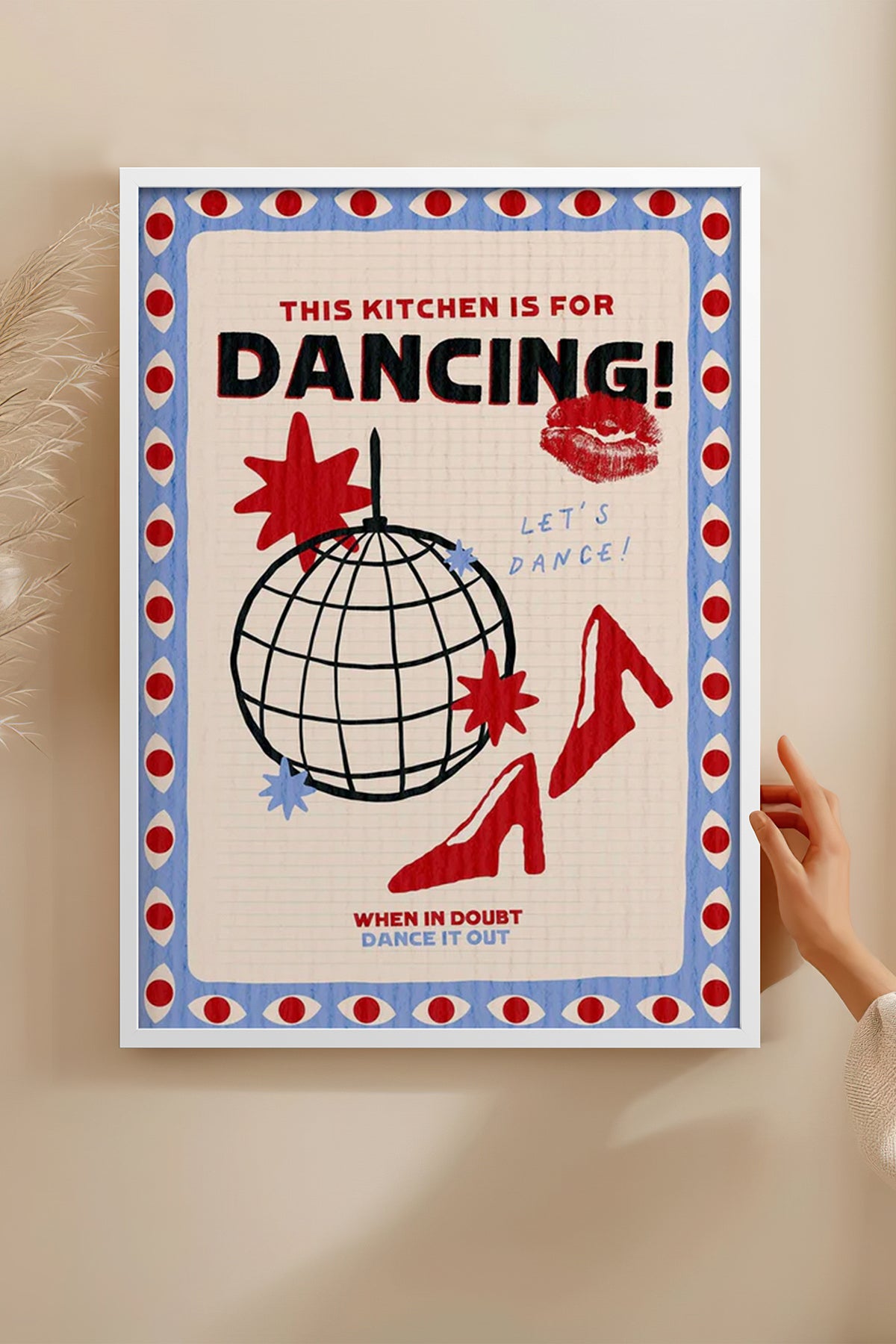 HOMEPACK Ahşap Çerçeveli Tablo Çerçeveli Poster Sanatsal Modern Duvar Dekoru BEK-8043