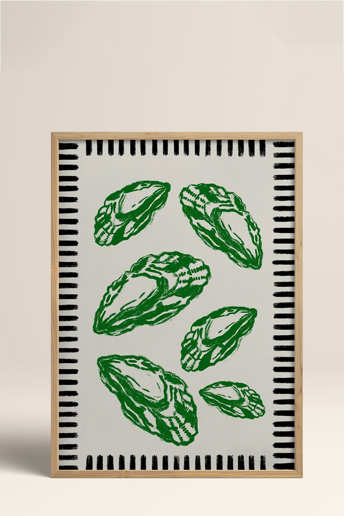 HOMEPACK Ahşap Çerçeveli Tablo Çerçeveli Poster Sanatsal Modern Duvar Dekoru BEK-8044