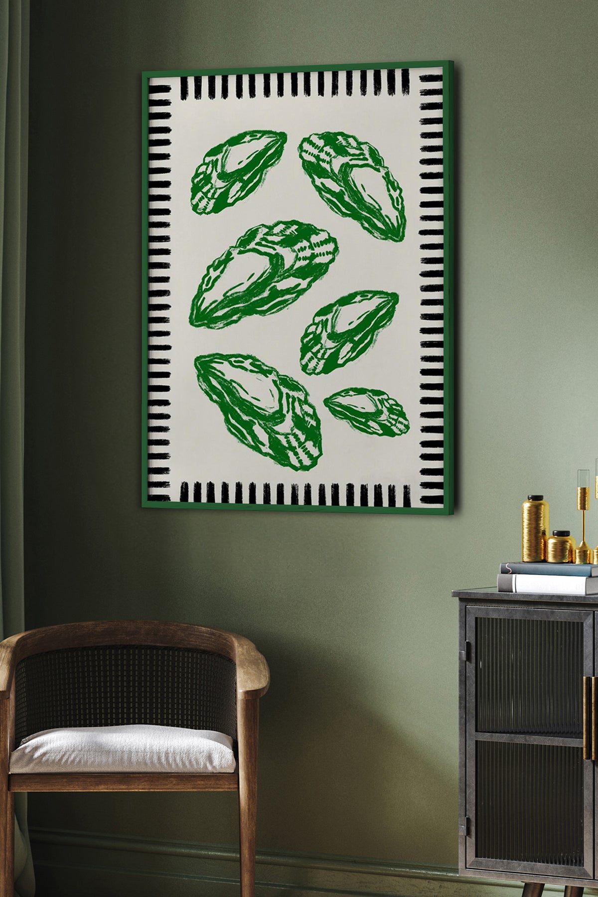 HOMEPACK Ahşap Çerçeveli Tablo Çerçeveli Poster Sanatsal Modern Duvar Dekoru BEK-8044