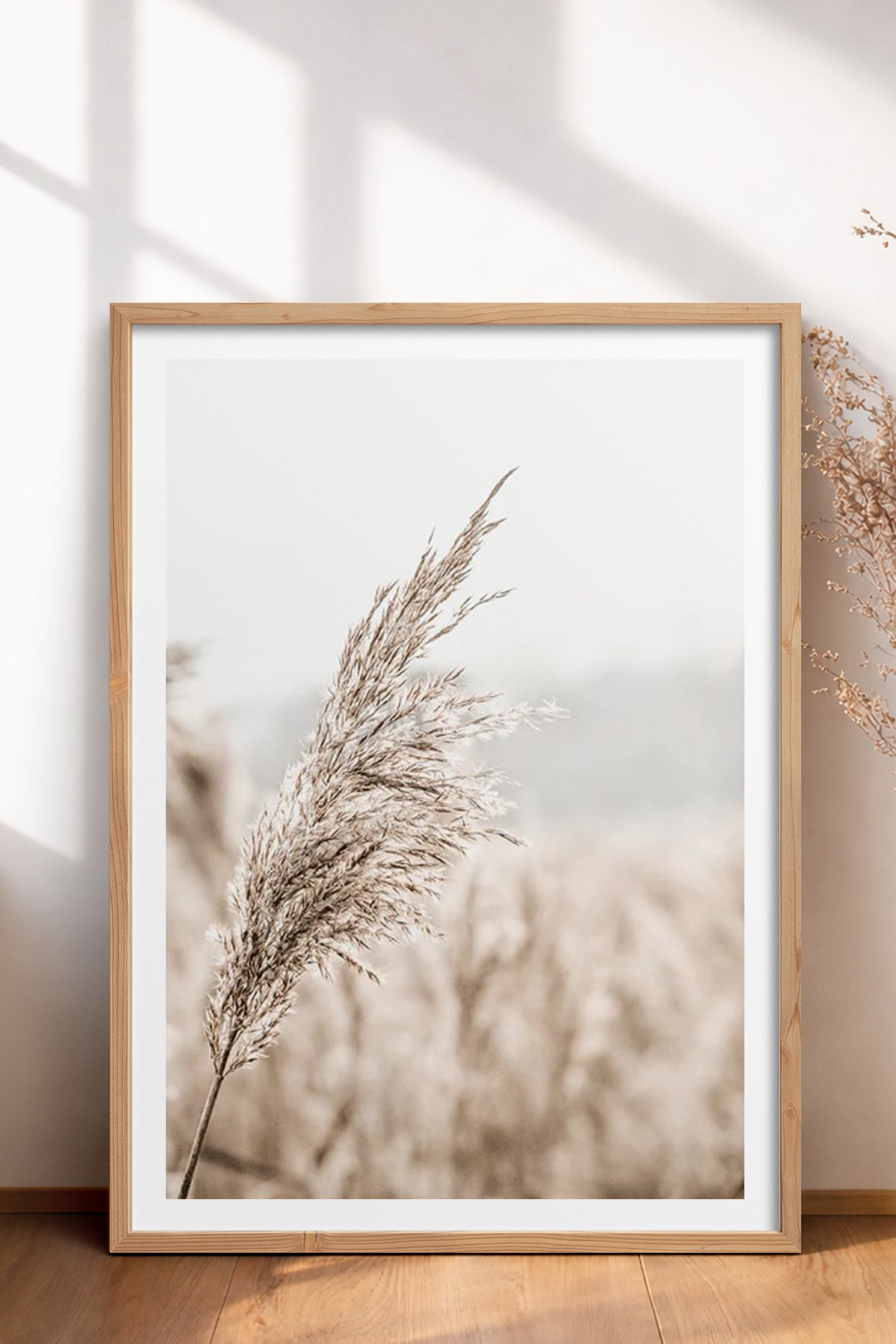 HOMEPACK Ahşap Çerçeveli Tablo Çerçeveli Poster Sanatsal Modern Duvar Dekoru BEK-8045