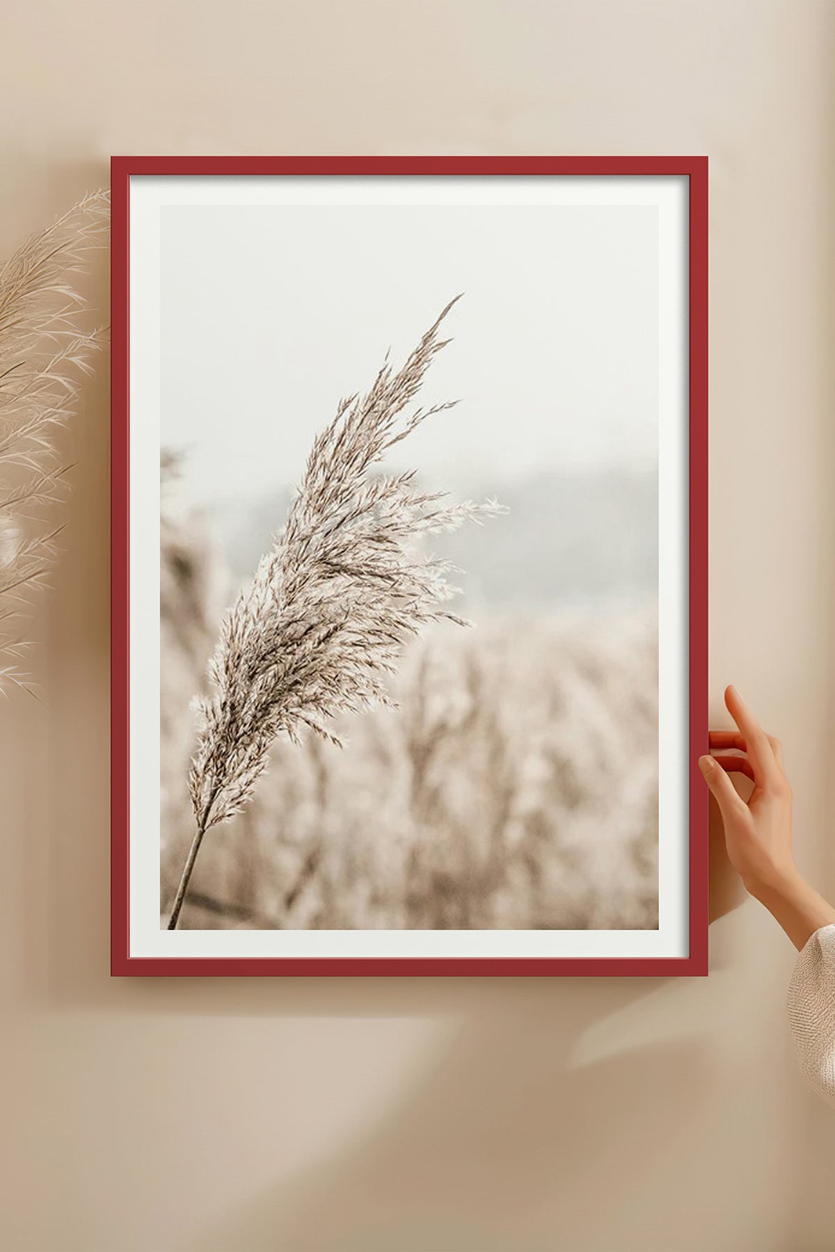 HOMEPACK Ahşap Çerçeveli Tablo Çerçeveli Poster Sanatsal Modern Duvar Dekoru BEK-8045
