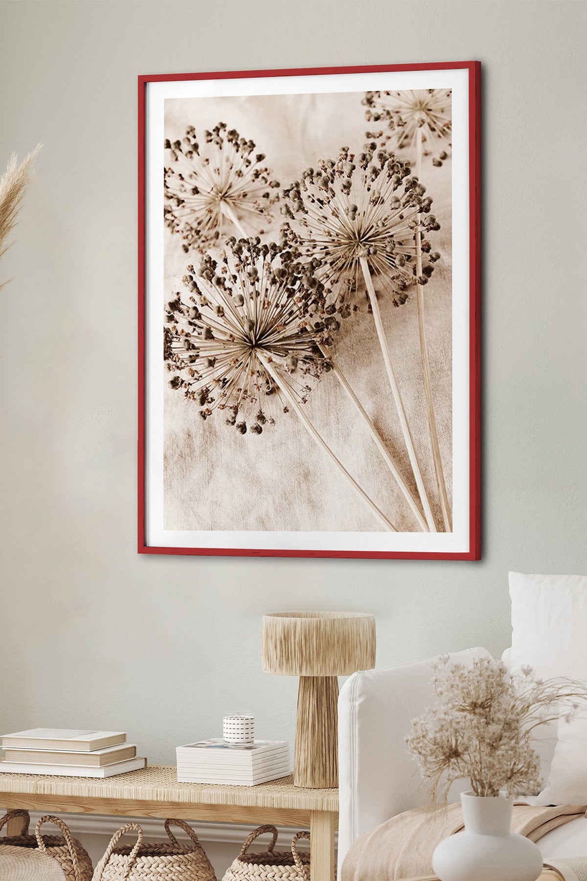 HOMEPACK Ahşap Çerçeveli Tablo Çerçeveli Poster Sanatsal Modern Duvar Dekoru BEK-8046