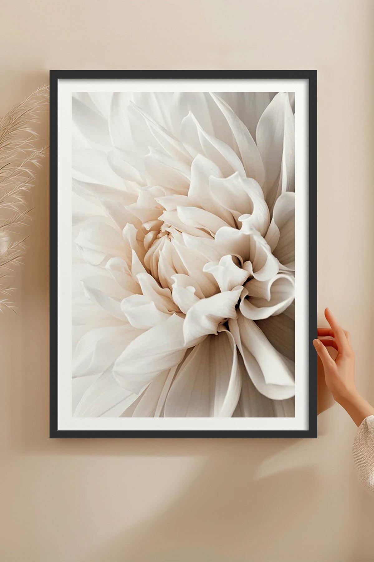 HOMEPACK Ahşap Çerçeveli Tablo Çerçeveli Poster Sanatsal Modern Duvar Dekoru BEK-8047