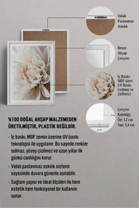 HOMEPACK Ahşap Çerçeveli Tablo Çerçeveli Poster Sanatsal Modern Duvar Dekoru BEK-8047