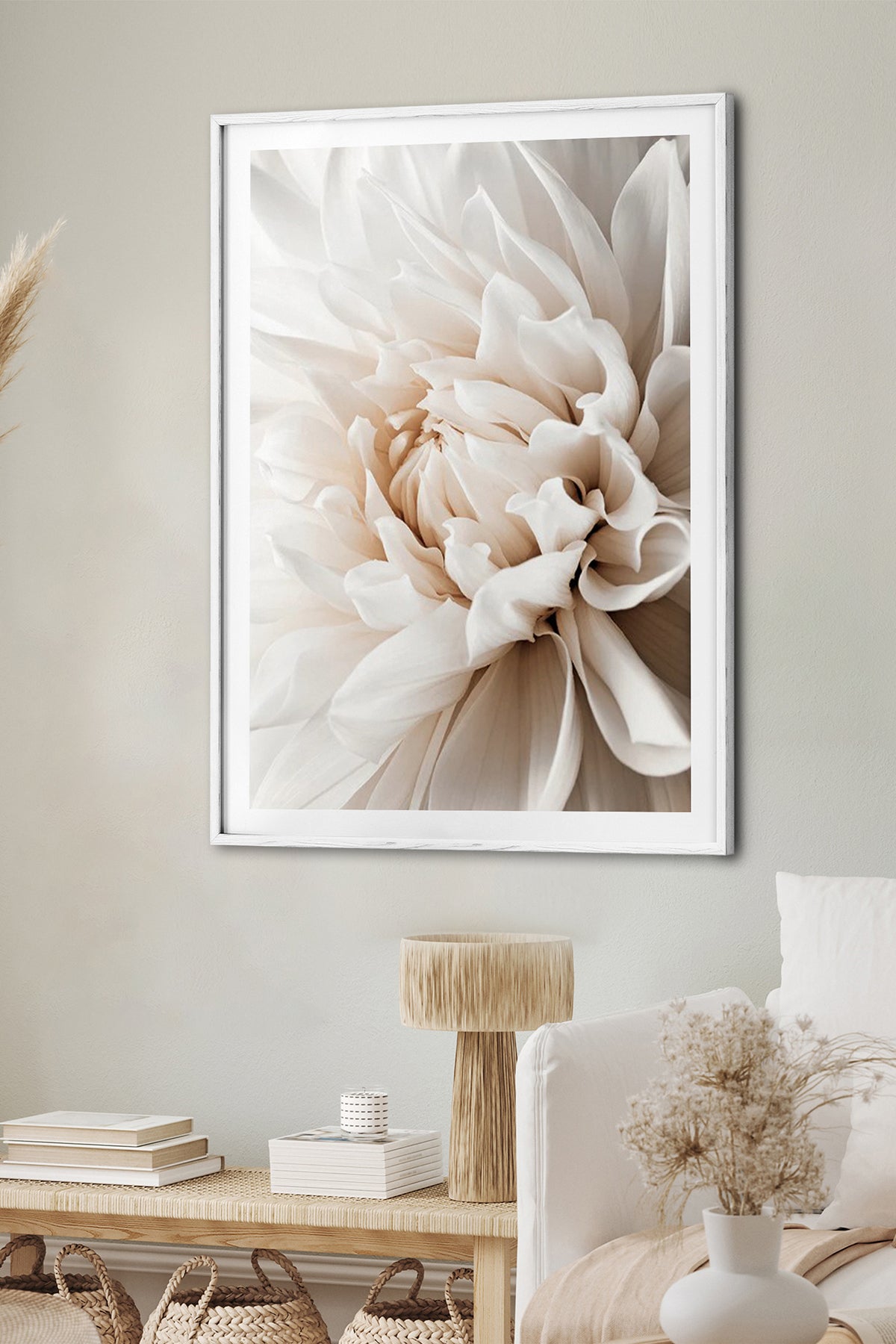 HOMEPACK Ahşap Çerçeveli Tablo Çerçeveli Poster Sanatsal Modern Duvar Dekoru BEK-8047