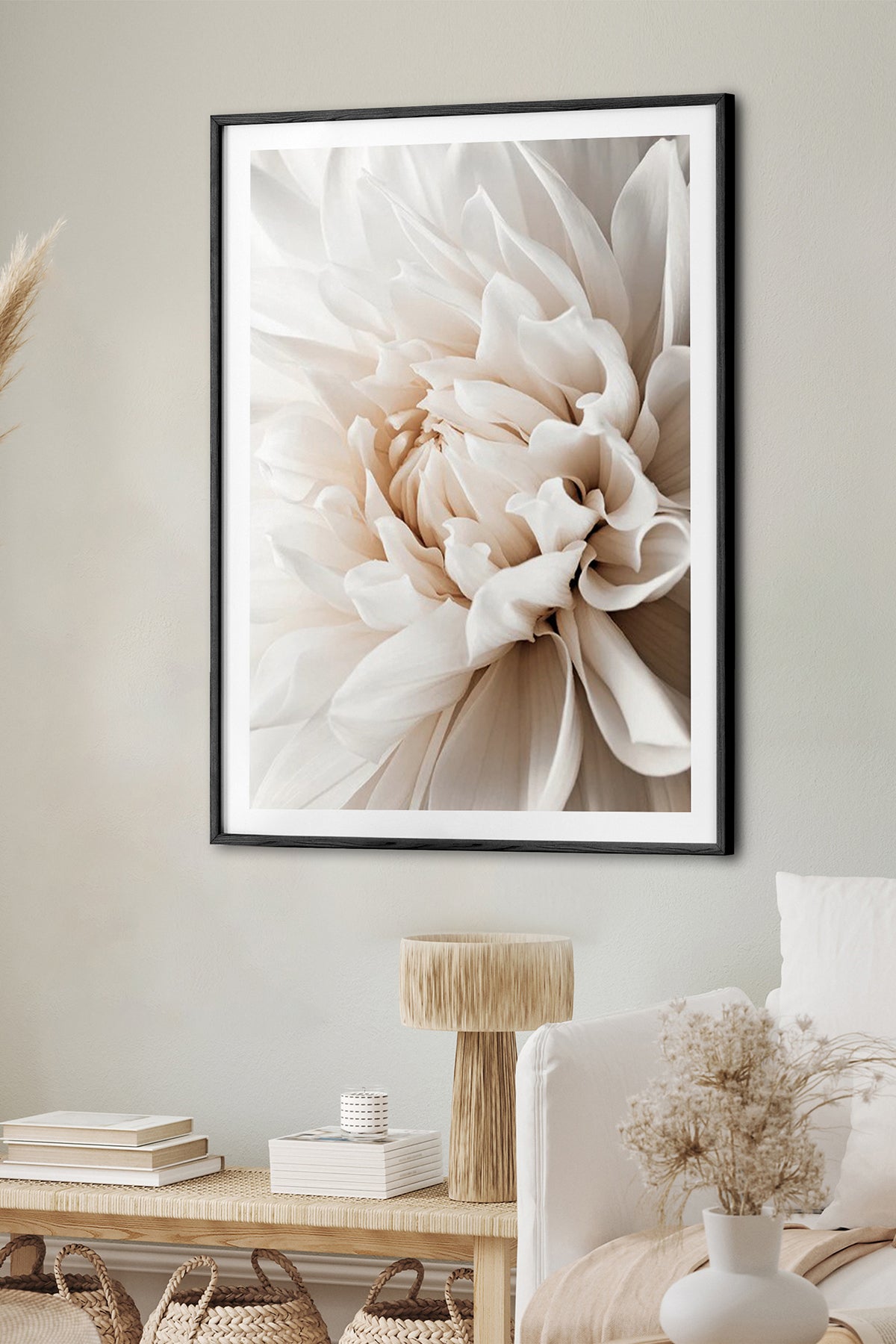 HOMEPACK Ahşap Çerçeveli Tablo Çerçeveli Poster Sanatsal Modern Duvar Dekoru BEK-8047