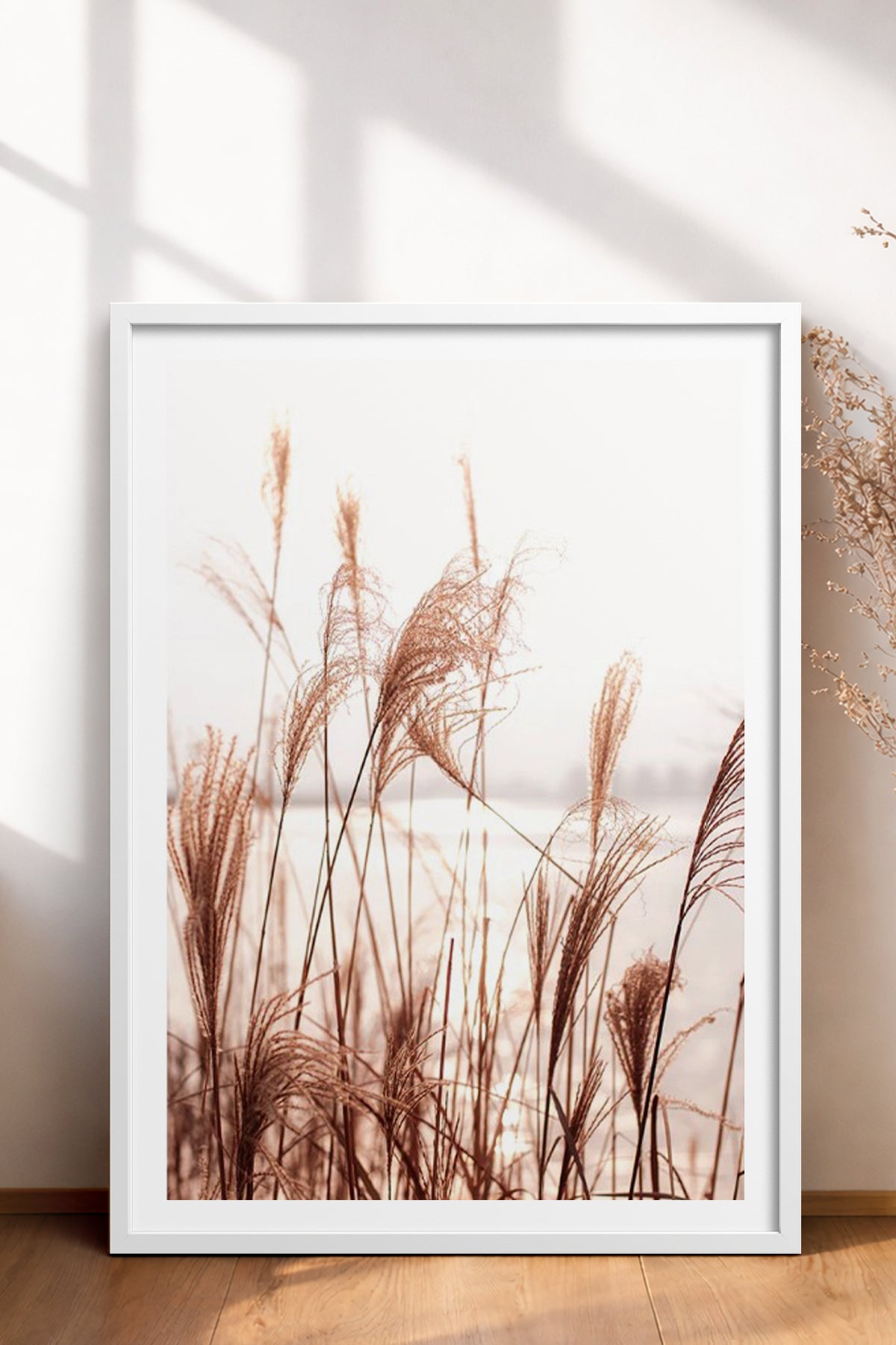 HOMEPACK Ahşap Çerçeveli Tablo Çerçeveli Poster Sanatsal Modern Duvar Dekoru BEK-8048