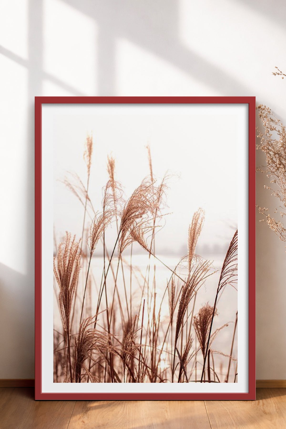 HOMEPACK Ahşap Çerçeveli Tablo Çerçeveli Poster Sanatsal Modern Duvar Dekoru BEK-8048