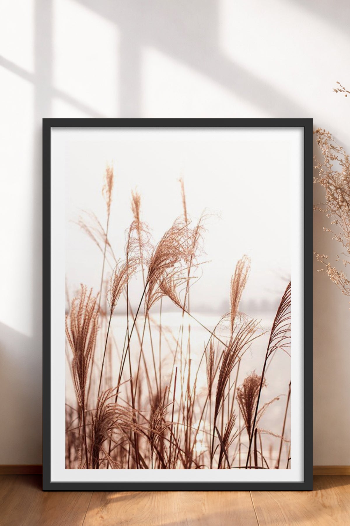 HOMEPACK Ahşap Çerçeveli Tablo Çerçeveli Poster Sanatsal Modern Duvar Dekoru BEK-8048