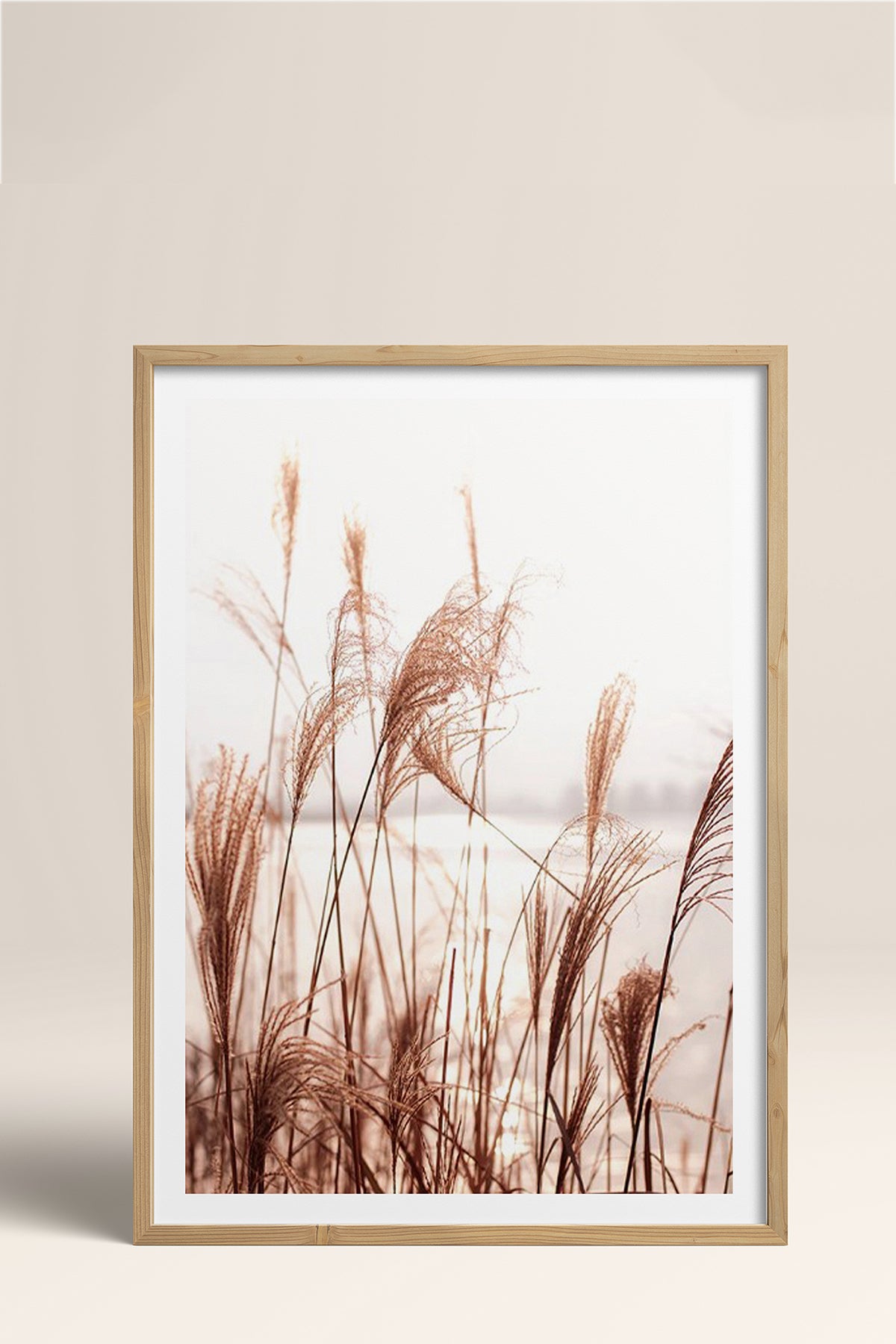 HOMEPACK Ahşap Çerçeveli Tablo Çerçeveli Poster Sanatsal Modern Duvar Dekoru BEK-8048