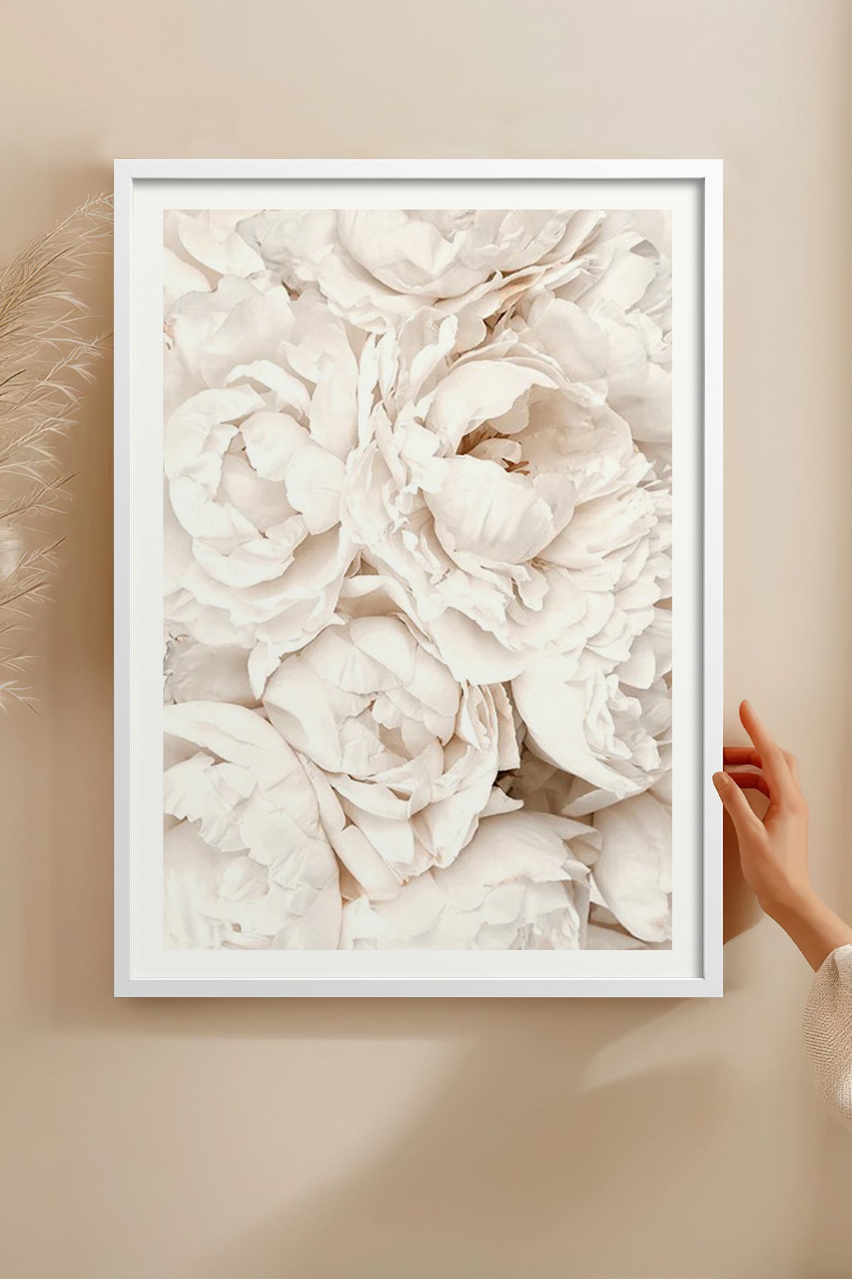 HOMEPACK Ahşap Çerçeveli Tablo Çerçeveli Poster Sanatsal Modern Duvar Dekoru BEK-8049