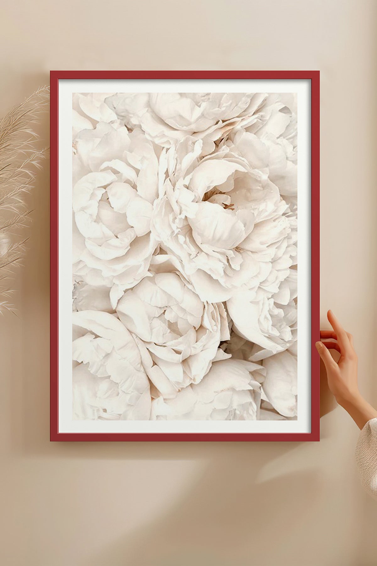 HOMEPACK Ahşap Çerçeveli Tablo Çerçeveli Poster Sanatsal Modern Duvar Dekoru BEK-8049