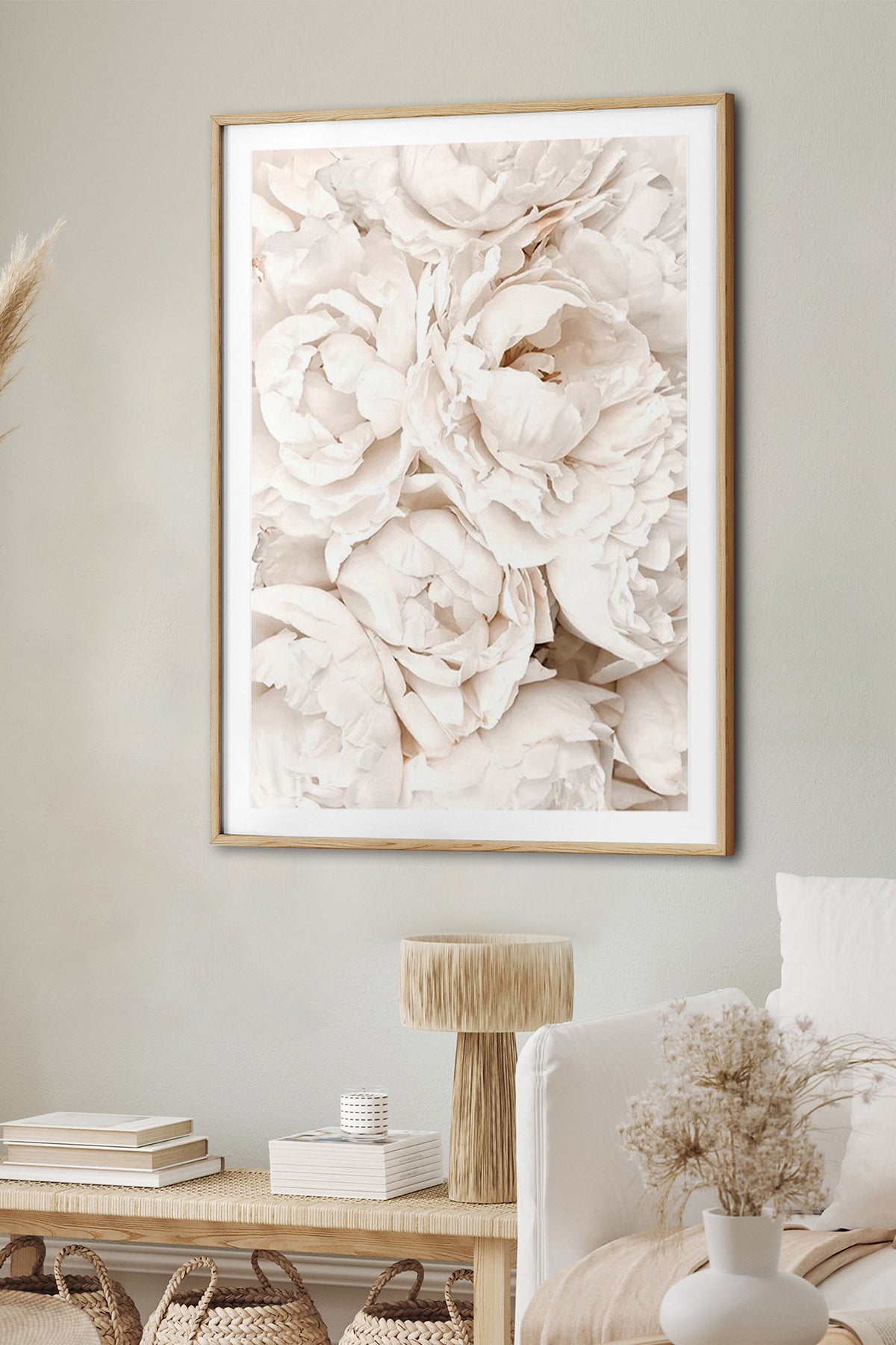 HOMEPACK Ahşap Çerçeveli Tablo Çerçeveli Poster Sanatsal Modern Duvar Dekoru BEK-8049