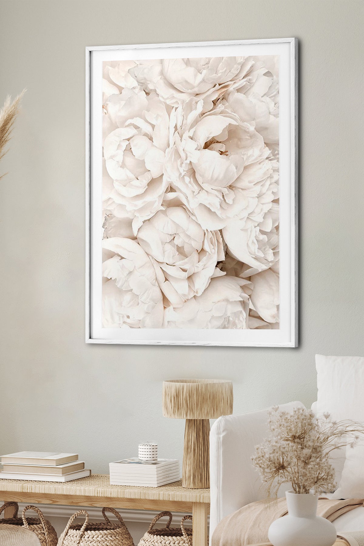 HOMEPACK Ahşap Çerçeveli Tablo Çerçeveli Poster Sanatsal Modern Duvar Dekoru BEK-8049