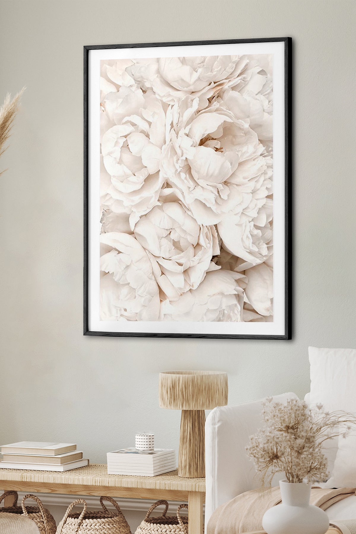 HOMEPACK Ahşap Çerçeveli Tablo Çerçeveli Poster Sanatsal Modern Duvar Dekoru BEK-8049