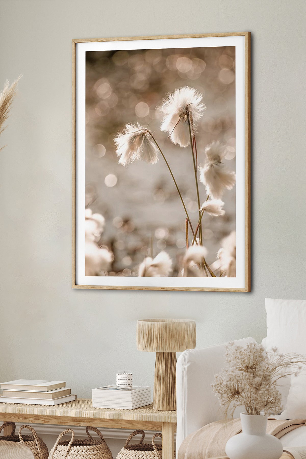 HOMEPACK Ahşap Çerçeveli Tablo Çerçeveli Poster Sanatsal Modern Duvar Dekoru BEK-8050