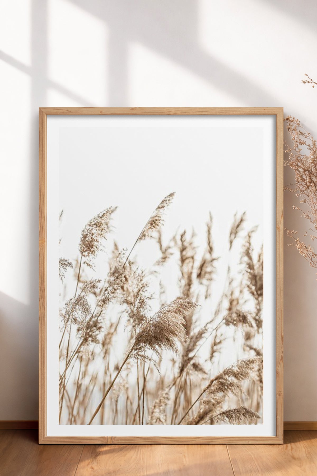 HOMEPACK Ahşap Çerçeveli Tablo Çerçeveli Poster Sanatsal Modern Duvar Dekoru BEK-8051
