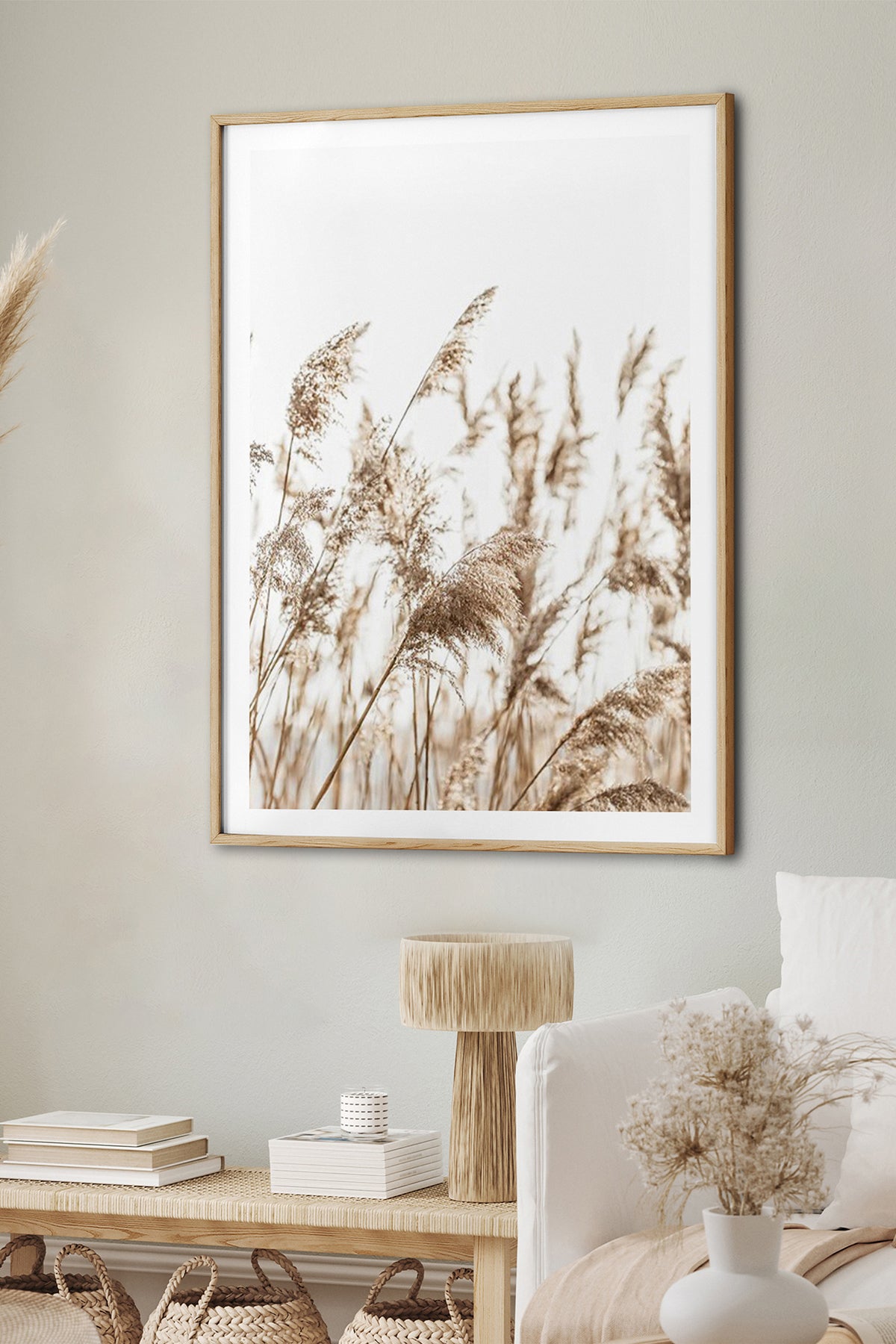 HOMEPACK Ahşap Çerçeveli Tablo Çerçeveli Poster Sanatsal Modern Duvar Dekoru BEK-8051