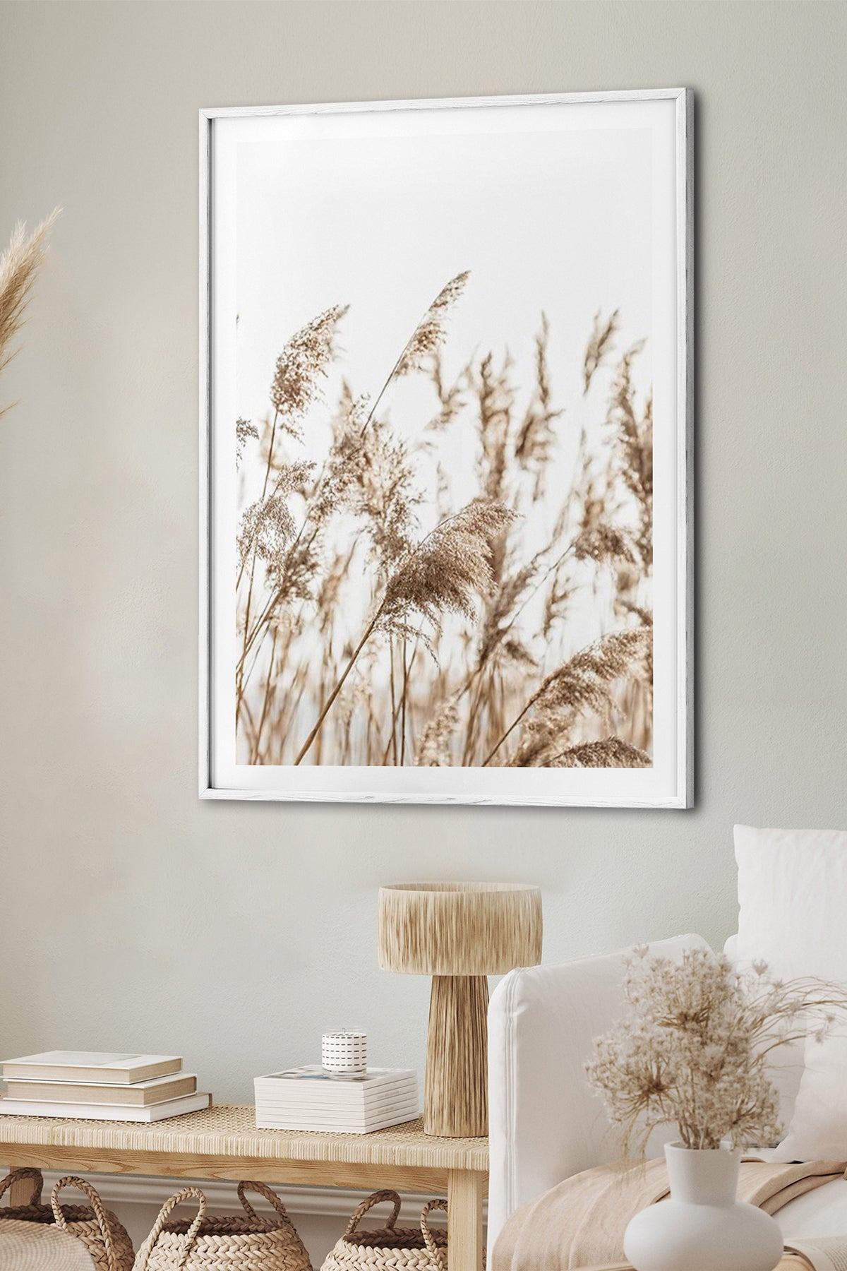 HOMEPACK Ahşap Çerçeveli Tablo Çerçeveli Poster Sanatsal Modern Duvar Dekoru BEK-8051