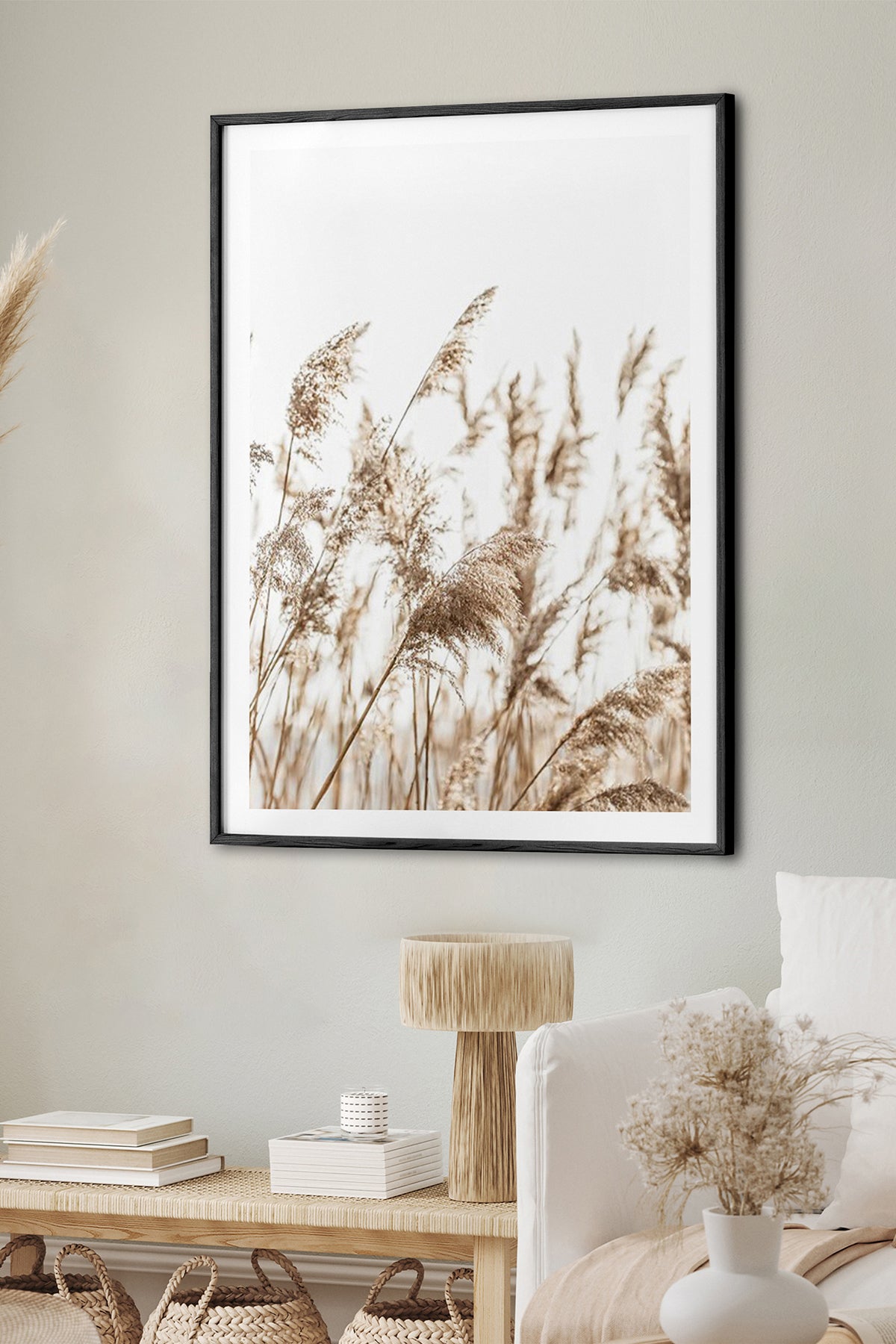 HOMEPACK Ahşap Çerçeveli Tablo Çerçeveli Poster Sanatsal Modern Duvar Dekoru BEK-8051