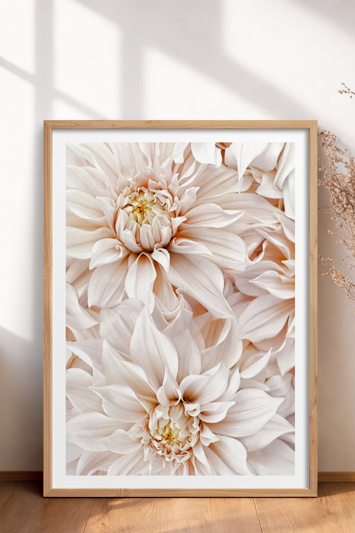 HOMEPACK Ahşap Çerçeveli Tablo Çerçeveli Poster Sanatsal Modern Duvar Dekoru BEK-8052