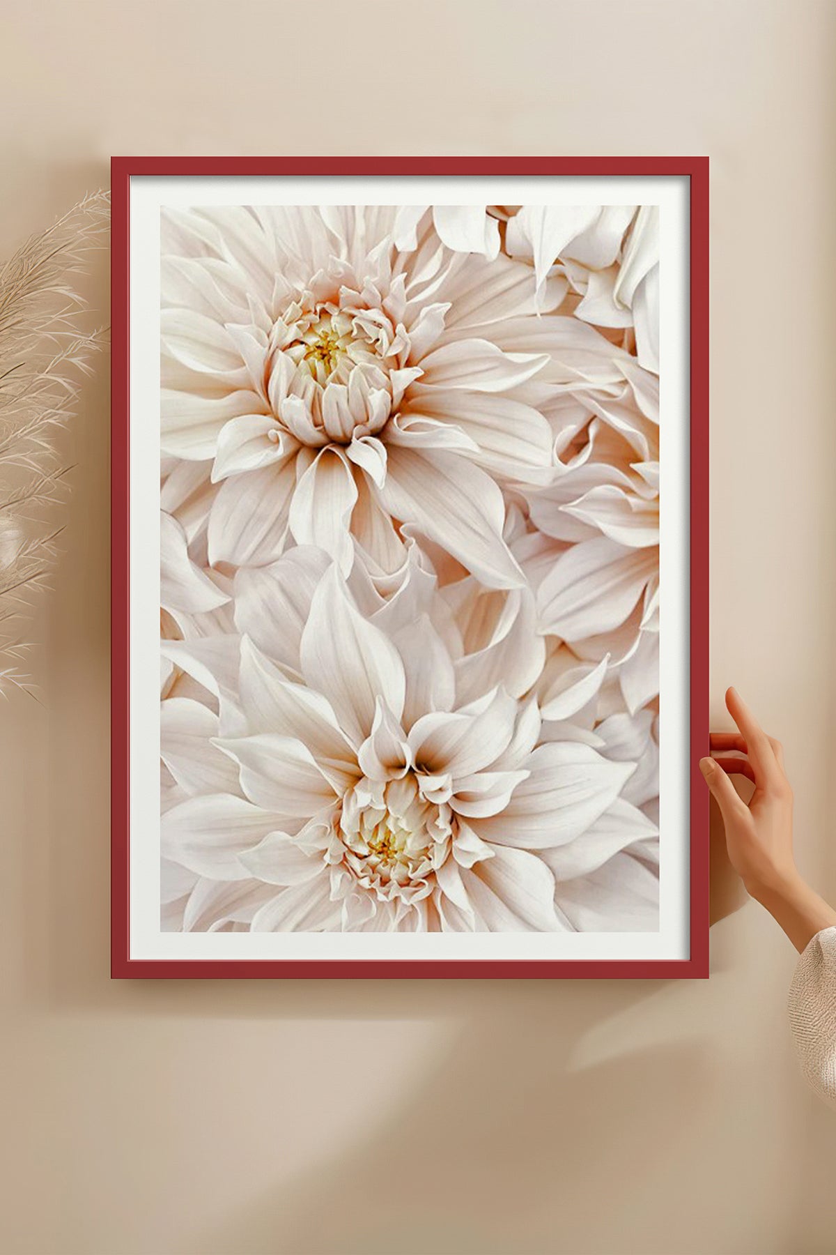 HOMEPACK Ahşap Çerçeveli Tablo Çerçeveli Poster Sanatsal Modern Duvar Dekoru BEK-8052