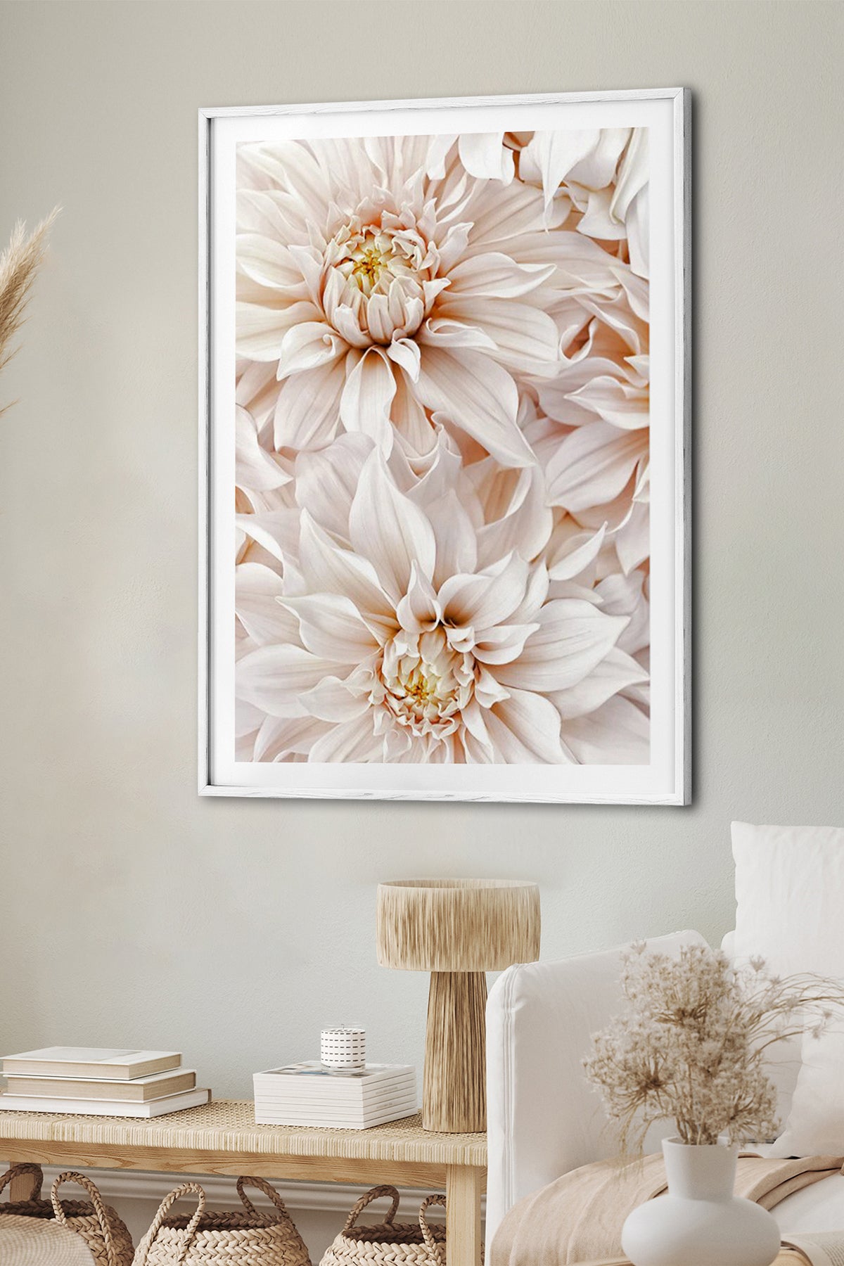HOMEPACK Ahşap Çerçeveli Tablo Çerçeveli Poster Sanatsal Modern Duvar Dekoru BEK-8052