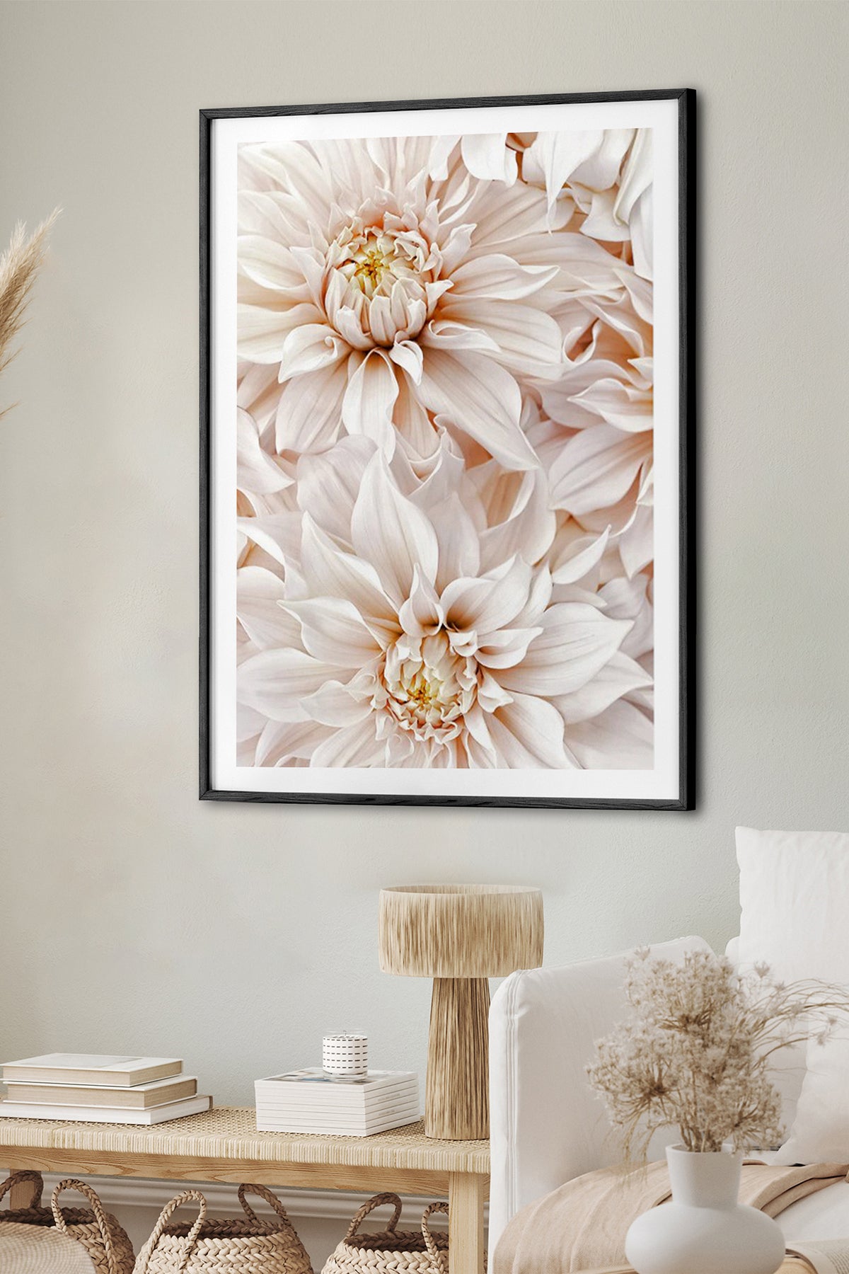 HOMEPACK Ahşap Çerçeveli Tablo Çerçeveli Poster Sanatsal Modern Duvar Dekoru BEK-8052