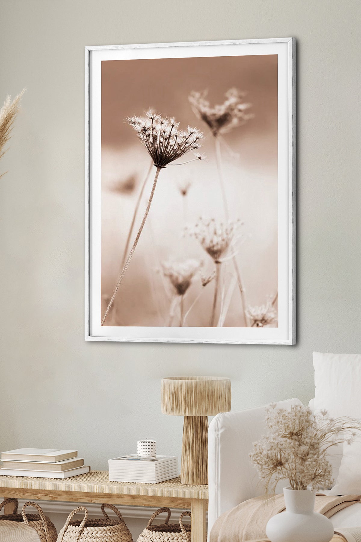 HOMEPACK Ahşap Çerçeveli Tablo Çerçeveli Poster Sanatsal Modern Duvar Dekoru BEK-8053