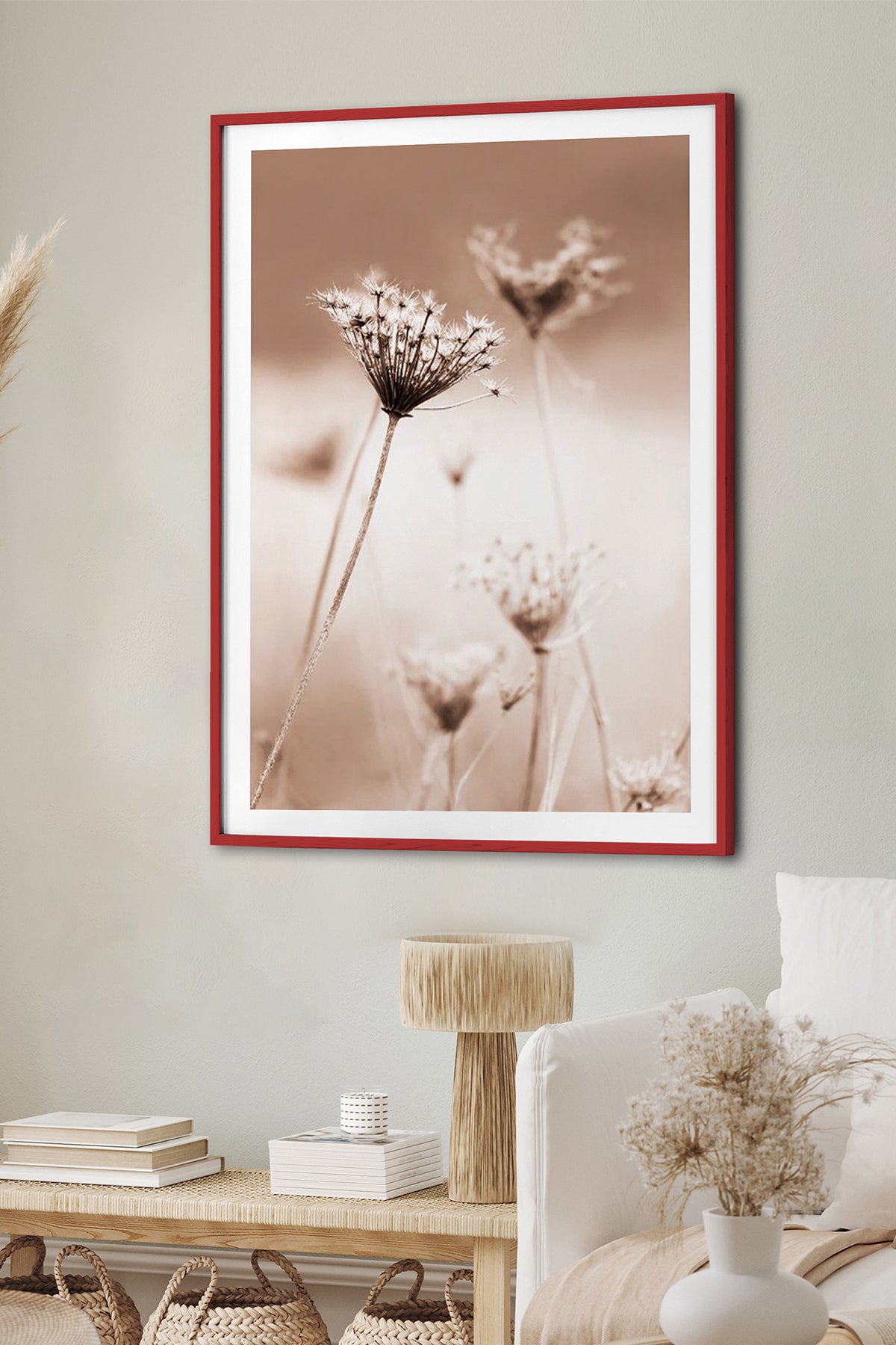 HOMEPACK Ahşap Çerçeveli Tablo Çerçeveli Poster Sanatsal Modern Duvar Dekoru BEK-8053