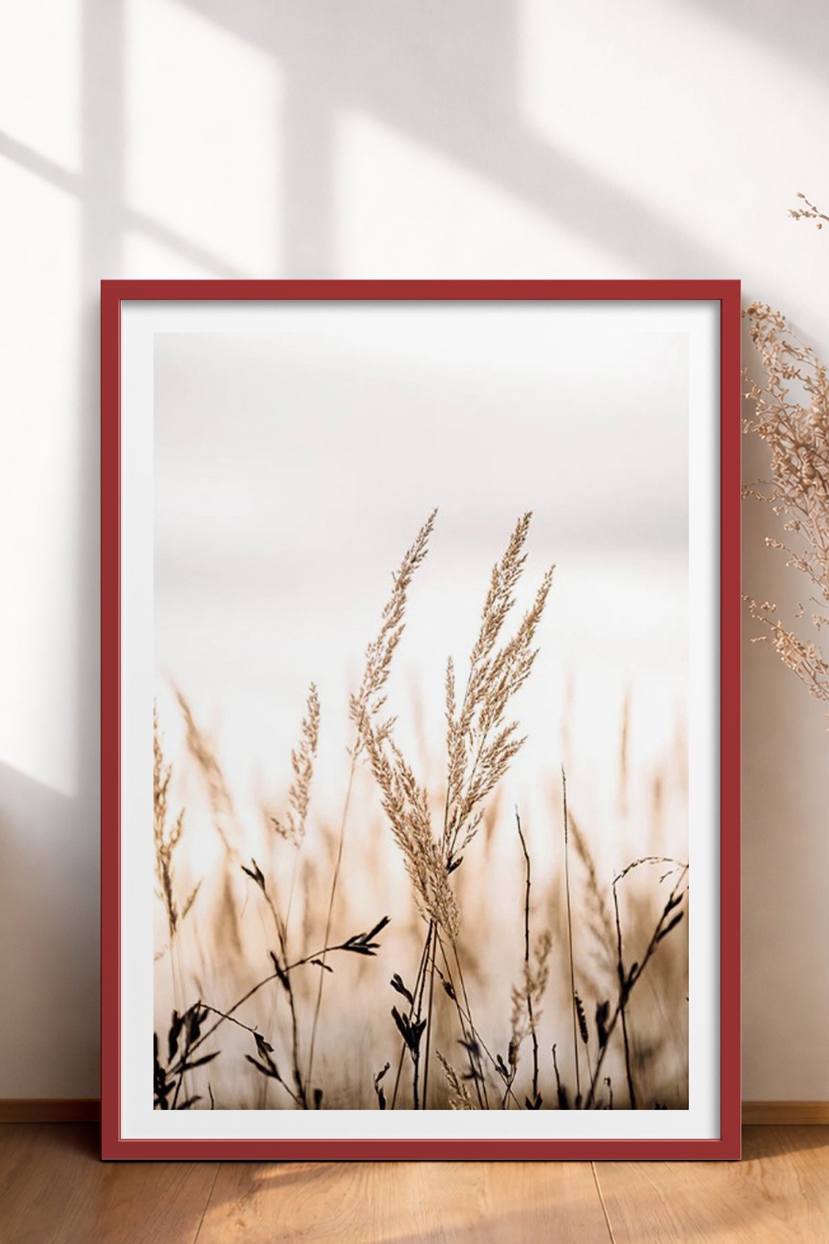 HOMEPACK Ahşap Çerçeveli Tablo Çerçeveli Poster Sanatsal Modern Duvar Dekoru BEK-8054