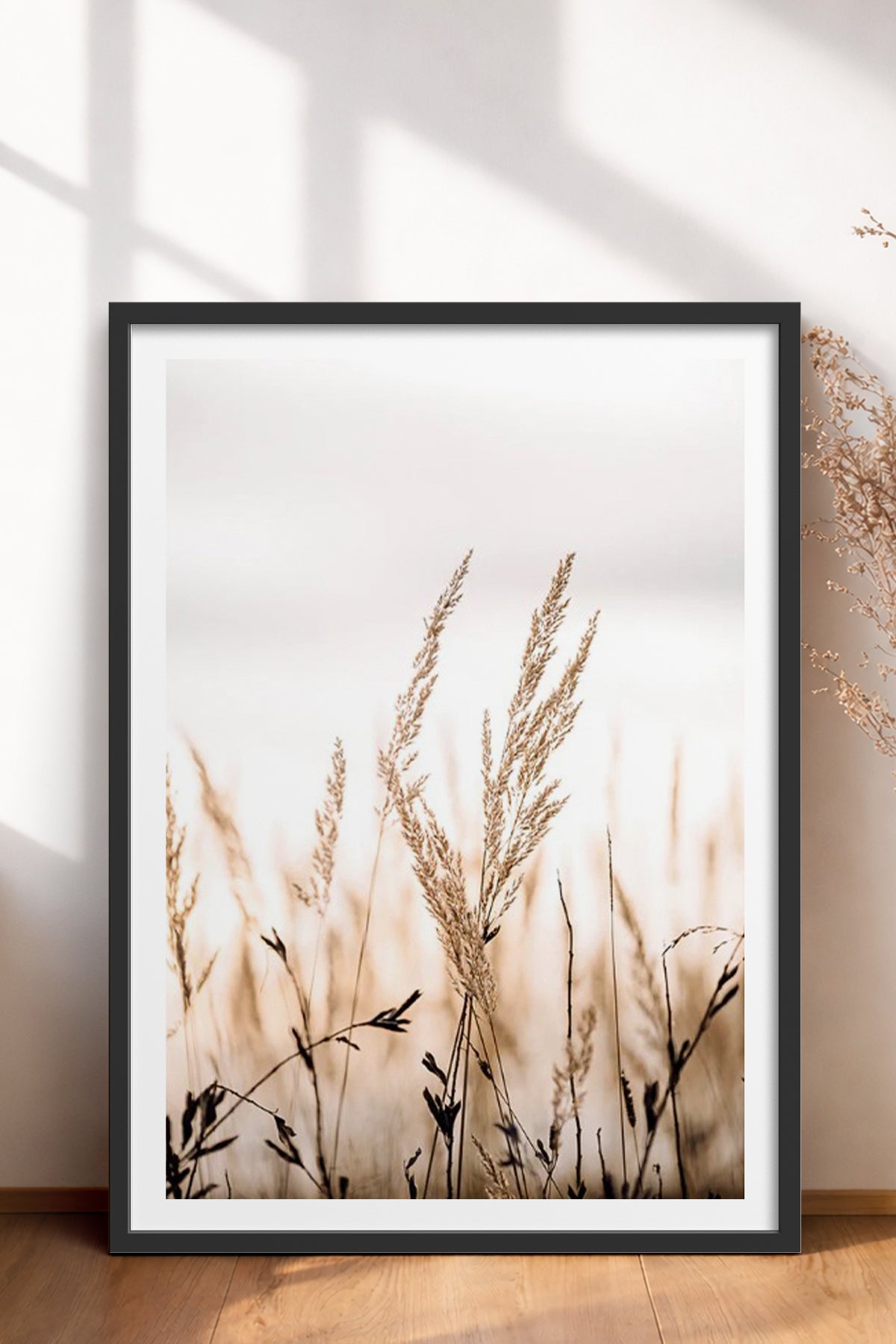 HOMEPACK Ahşap Çerçeveli Tablo Çerçeveli Poster Sanatsal Modern Duvar Dekoru BEK-8054