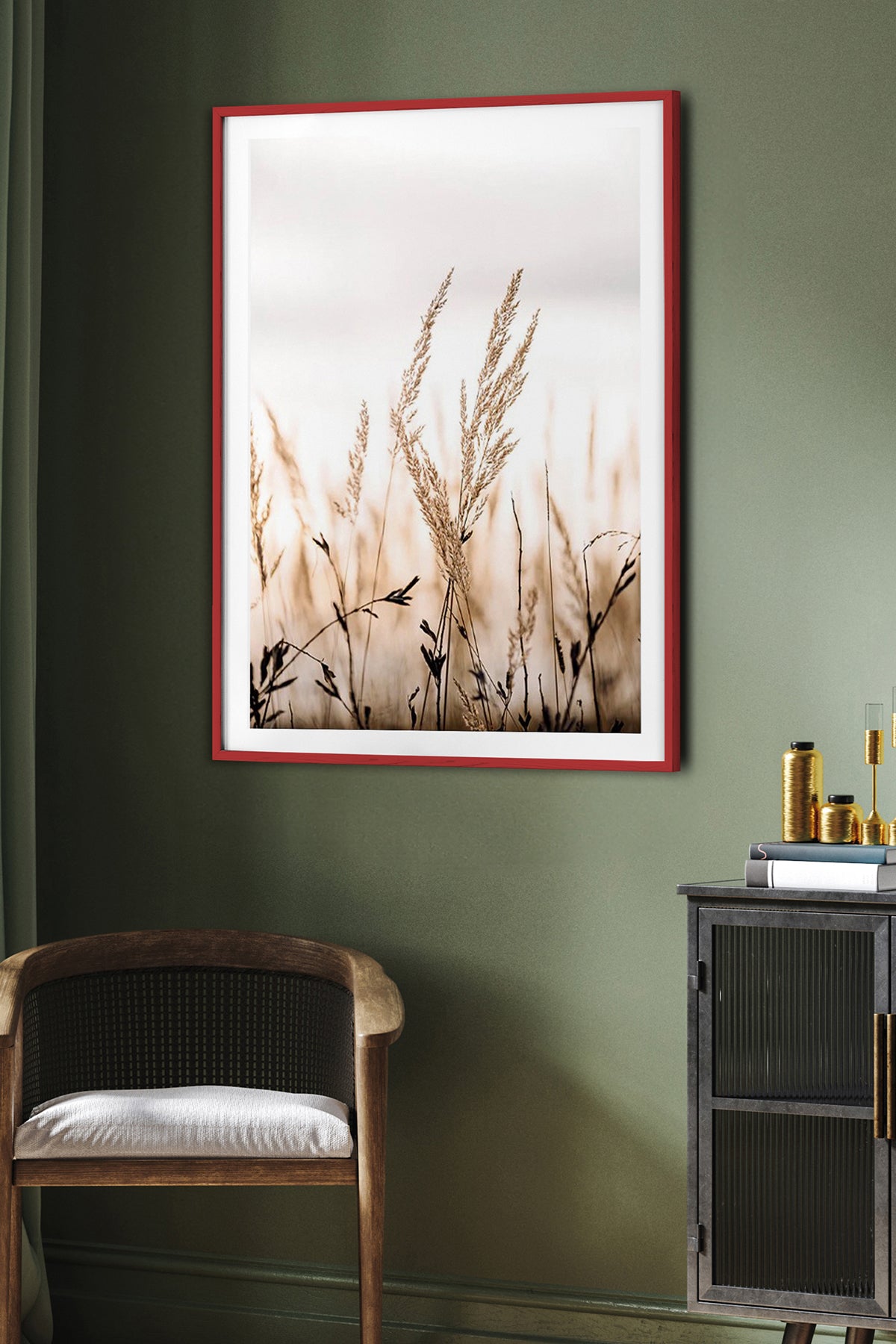 HOMEPACK Ahşap Çerçeveli Tablo Çerçeveli Poster Sanatsal Modern Duvar Dekoru BEK-8054