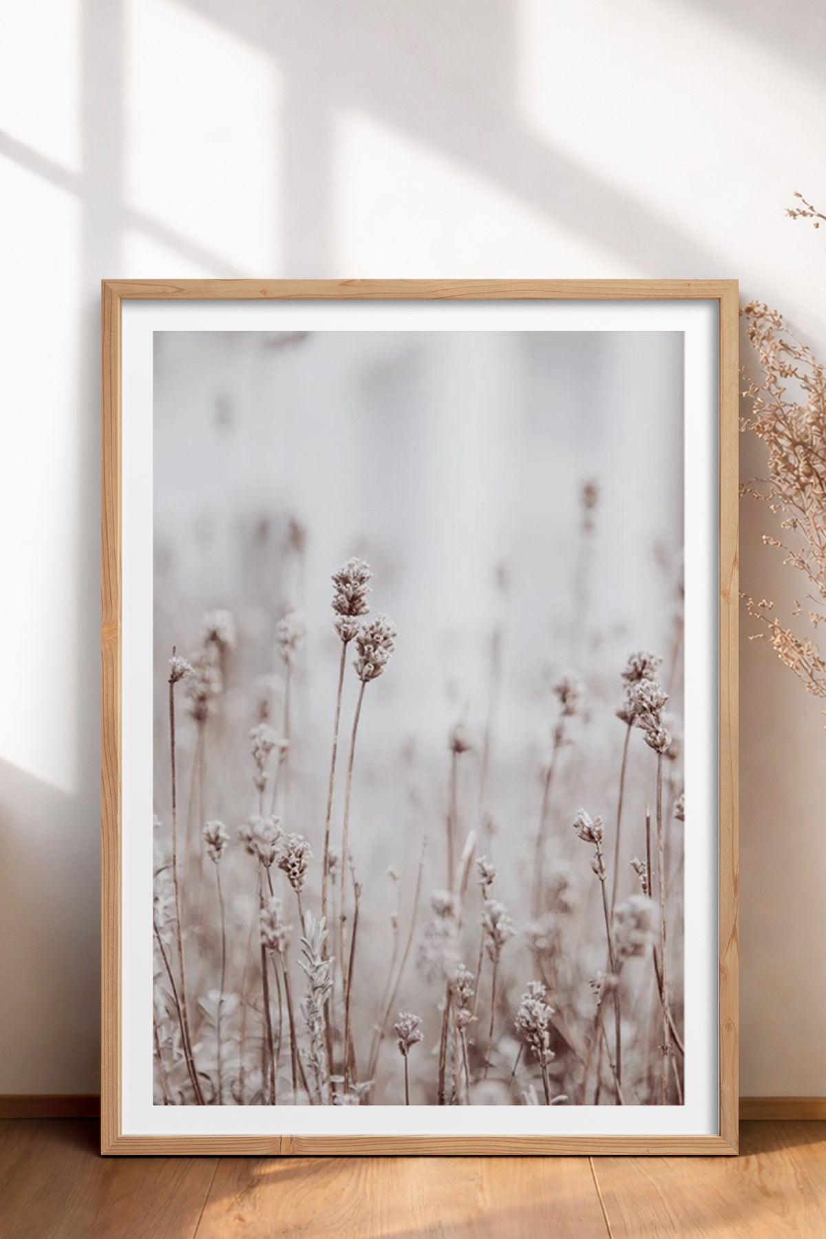 HOMEPACK Ahşap Çerçeveli Tablo Çerçeveli Poster Sanatsal Modern Duvar Dekoru BEK-8055