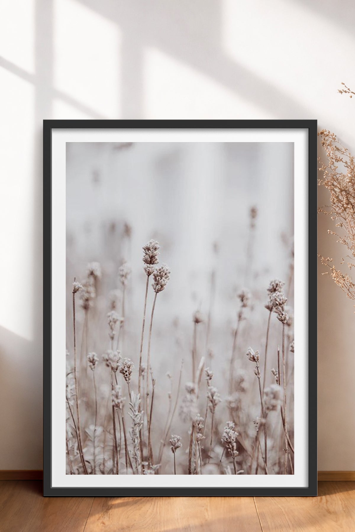 HOMEPACK Ahşap Çerçeveli Tablo Çerçeveli Poster Sanatsal Modern Duvar Dekoru BEK-8055