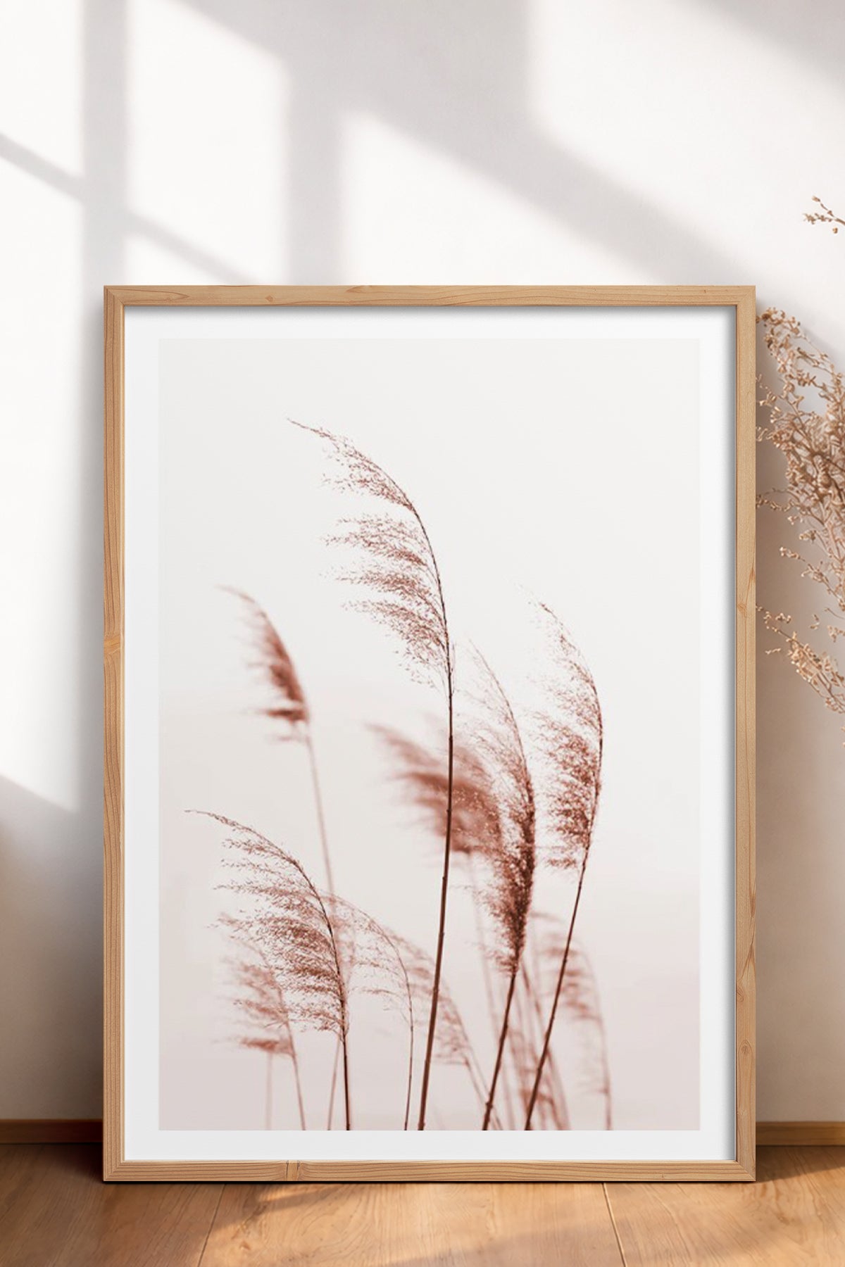 HOMEPACK Ahşap Çerçeveli Tablo Çerçeveli Poster Sanatsal Modern Duvar Dekoru BEK-8056