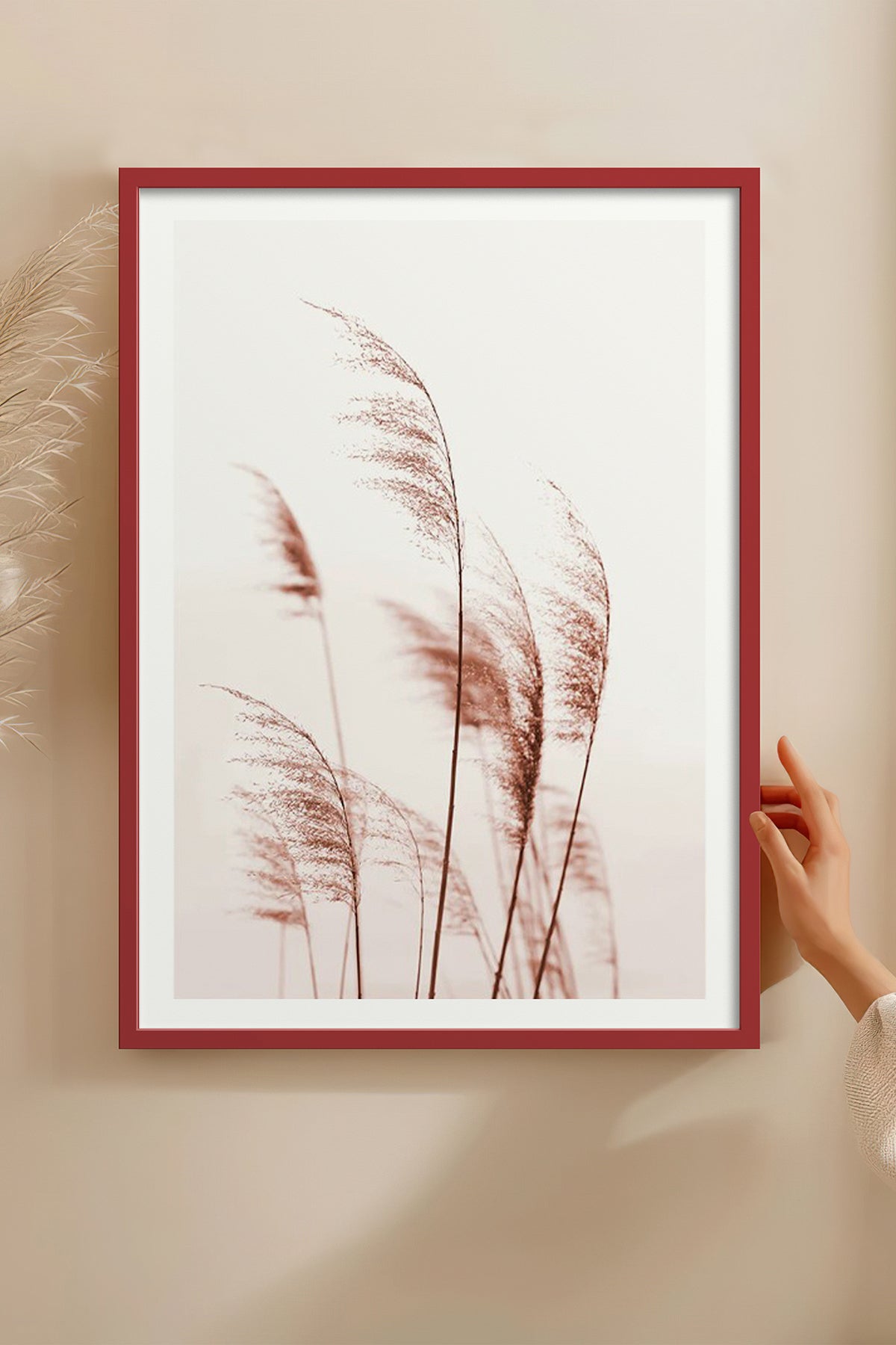 HOMEPACK Ahşap Çerçeveli Tablo Çerçeveli Poster Sanatsal Modern Duvar Dekoru BEK-8056