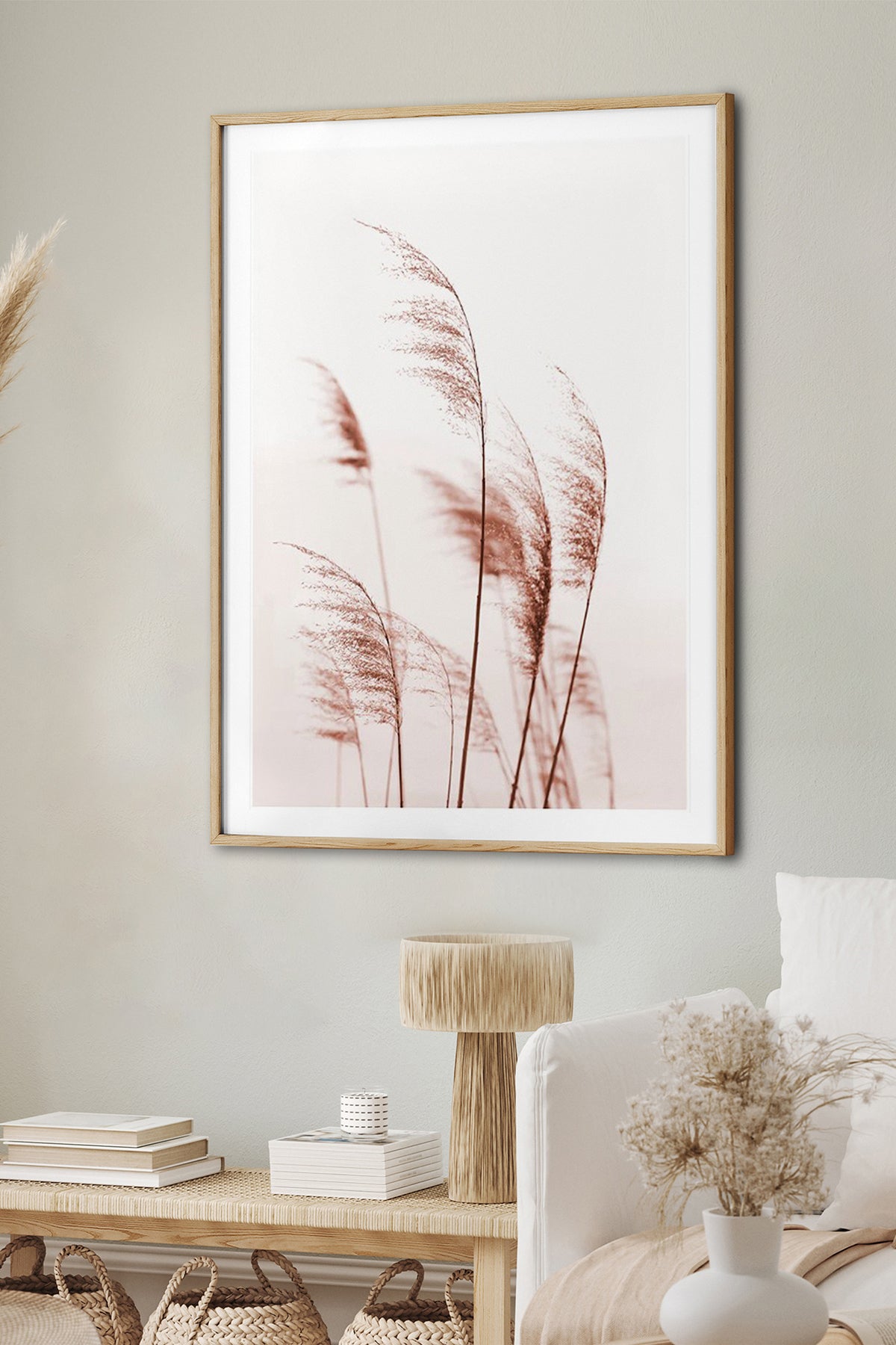 HOMEPACK Ahşap Çerçeveli Tablo Çerçeveli Poster Sanatsal Modern Duvar Dekoru BEK-8056