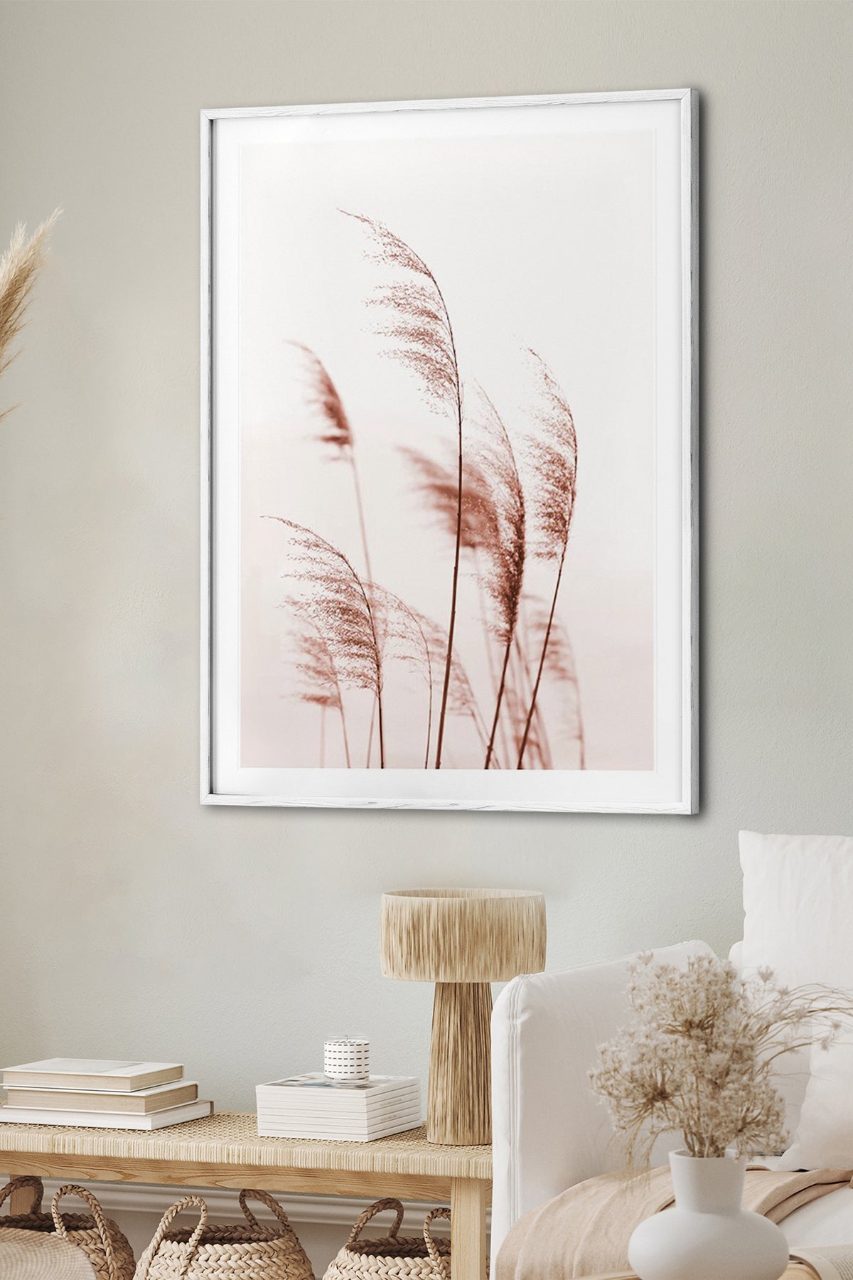 HOMEPACK Ahşap Çerçeveli Tablo Çerçeveli Poster Sanatsal Modern Duvar Dekoru BEK-8056