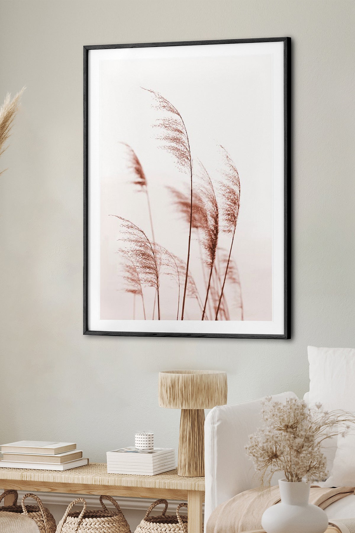 HOMEPACK Ahşap Çerçeveli Tablo Çerçeveli Poster Sanatsal Modern Duvar Dekoru BEK-8056