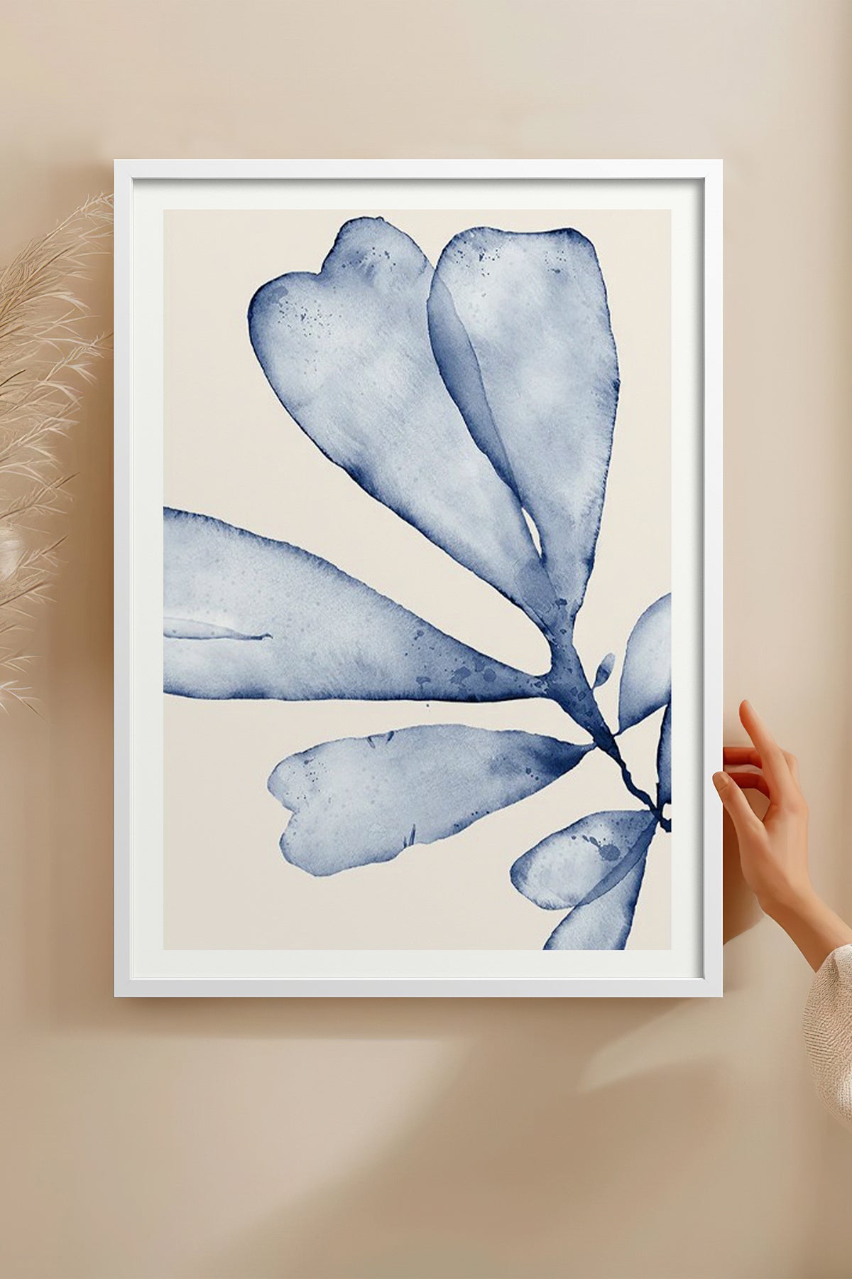 HOMEPACK Ahşap Çerçeveli Tablo Çerçeveli Poster Sanatsal Modern Duvar Dekoru BEK-8057