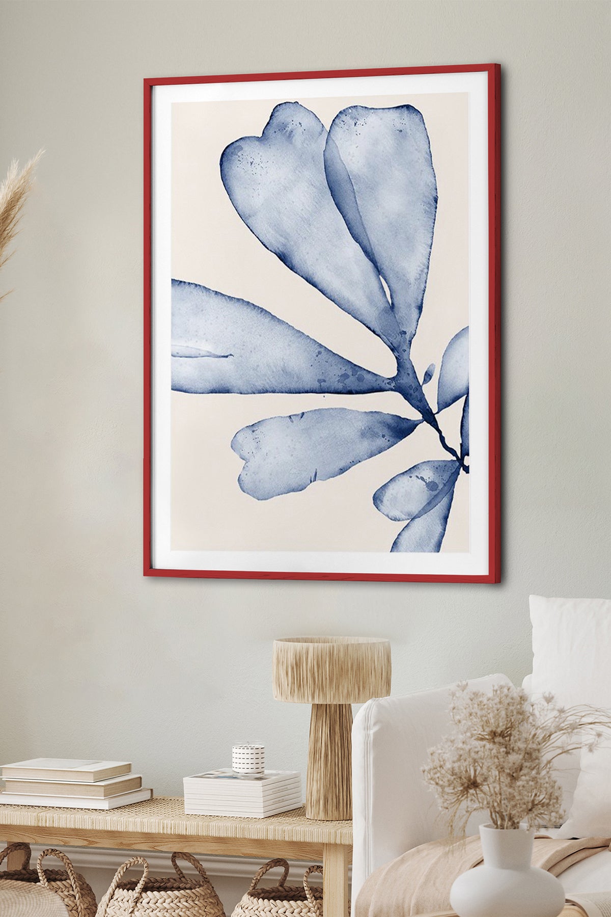 HOMEPACK Ahşap Çerçeveli Tablo Çerçeveli Poster Sanatsal Modern Duvar Dekoru BEK-8057