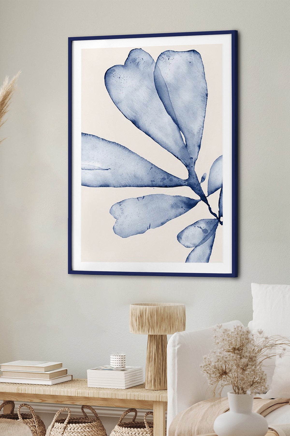 HOMEPACK Ahşap Çerçeveli Tablo Çerçeveli Poster Sanatsal Modern Duvar Dekoru BEK-8057