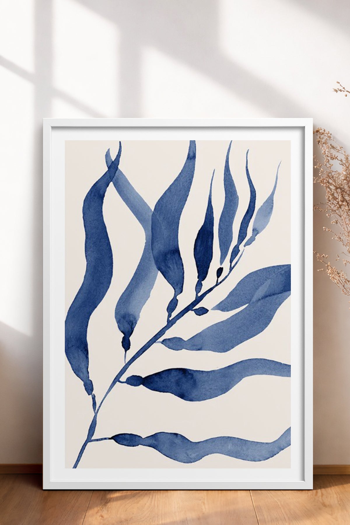 HOMEPACK Ahşap Çerçeveli Tablo Çerçeveli Poster Sanatsal Modern Duvar Dekoru BEK-8058