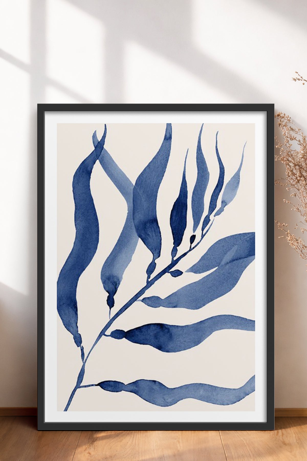HOMEPACK Ahşap Çerçeveli Tablo Çerçeveli Poster Sanatsal Modern Duvar Dekoru BEK-8058