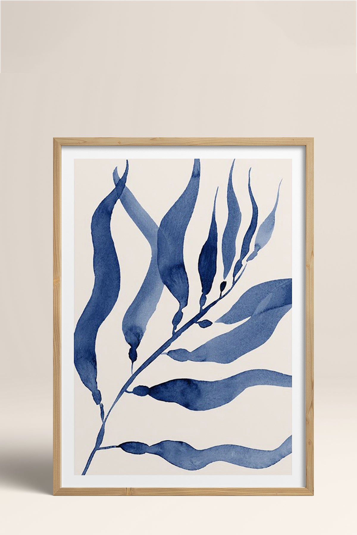 HOMEPACK Ahşap Çerçeveli Tablo Çerçeveli Poster Sanatsal Modern Duvar Dekoru BEK-8058