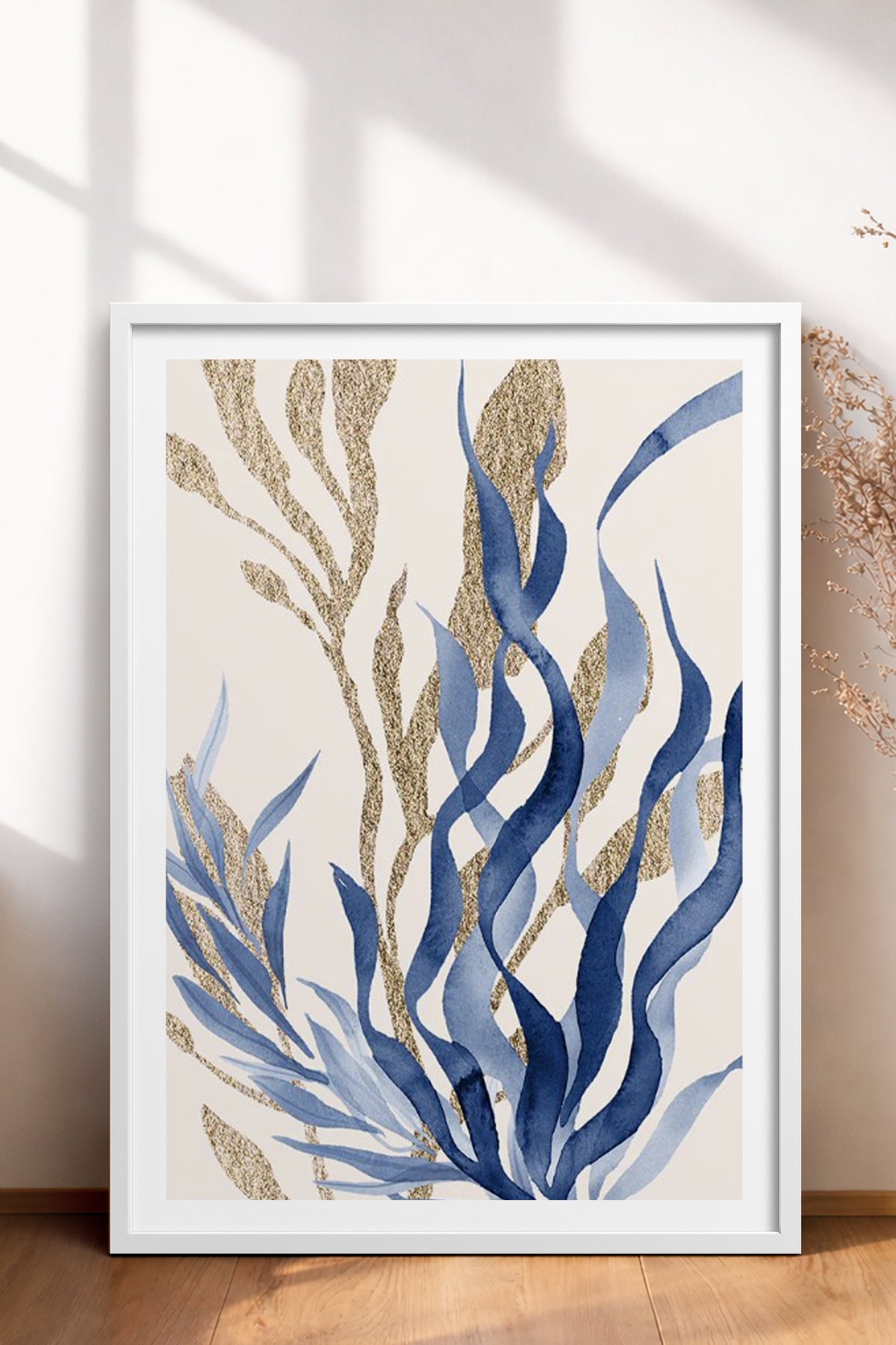 HOMEPACK Ahşap Çerçeveli Tablo Çerçeveli Poster Sanatsal Modern Duvar Dekoru BEK-8059