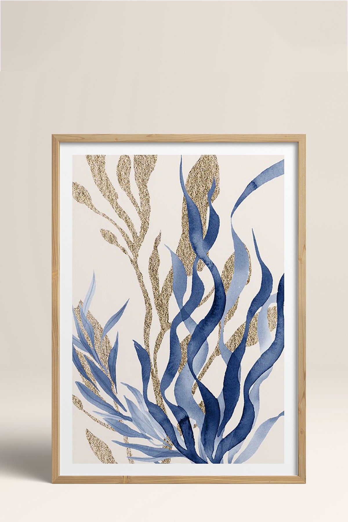 HOMEPACK Ahşap Çerçeveli Tablo Çerçeveli Poster Sanatsal Modern Duvar Dekoru BEK-8059