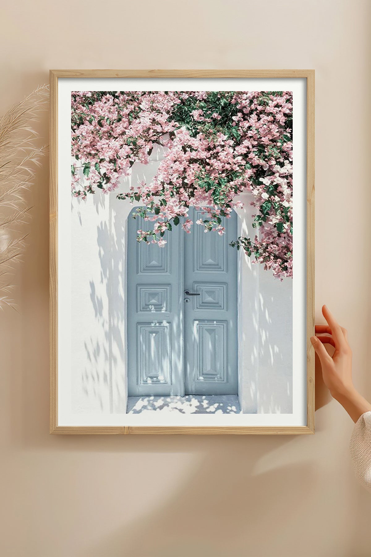 HOMEPACK Ahşap Çerçeveli Tablo Çerçeveli Poster Sanatsal Modern Duvar Dekoru BEK-8060