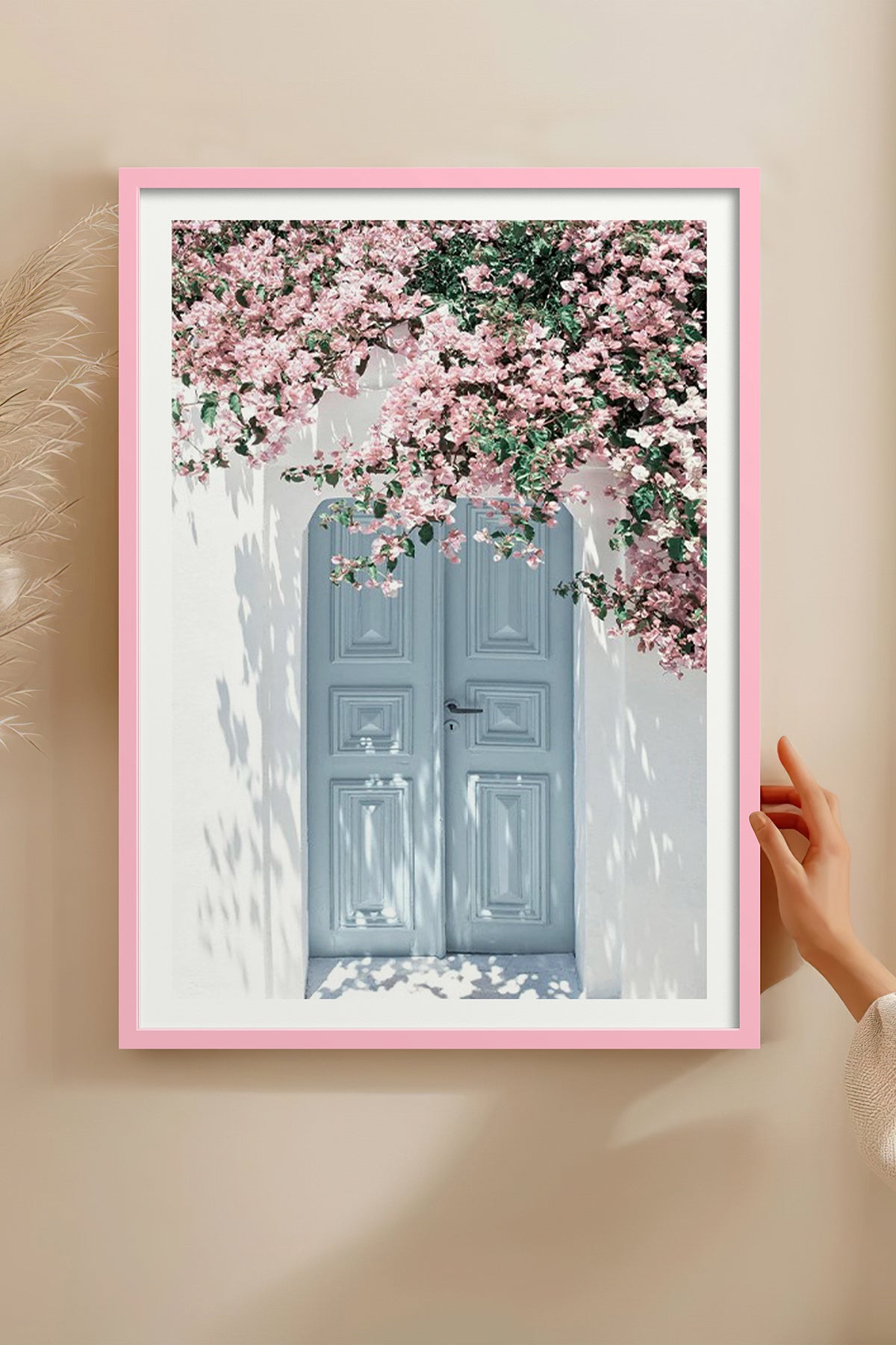 HOMEPACK Ahşap Çerçeveli Tablo Çerçeveli Poster Sanatsal Modern Duvar Dekoru BEK-8060